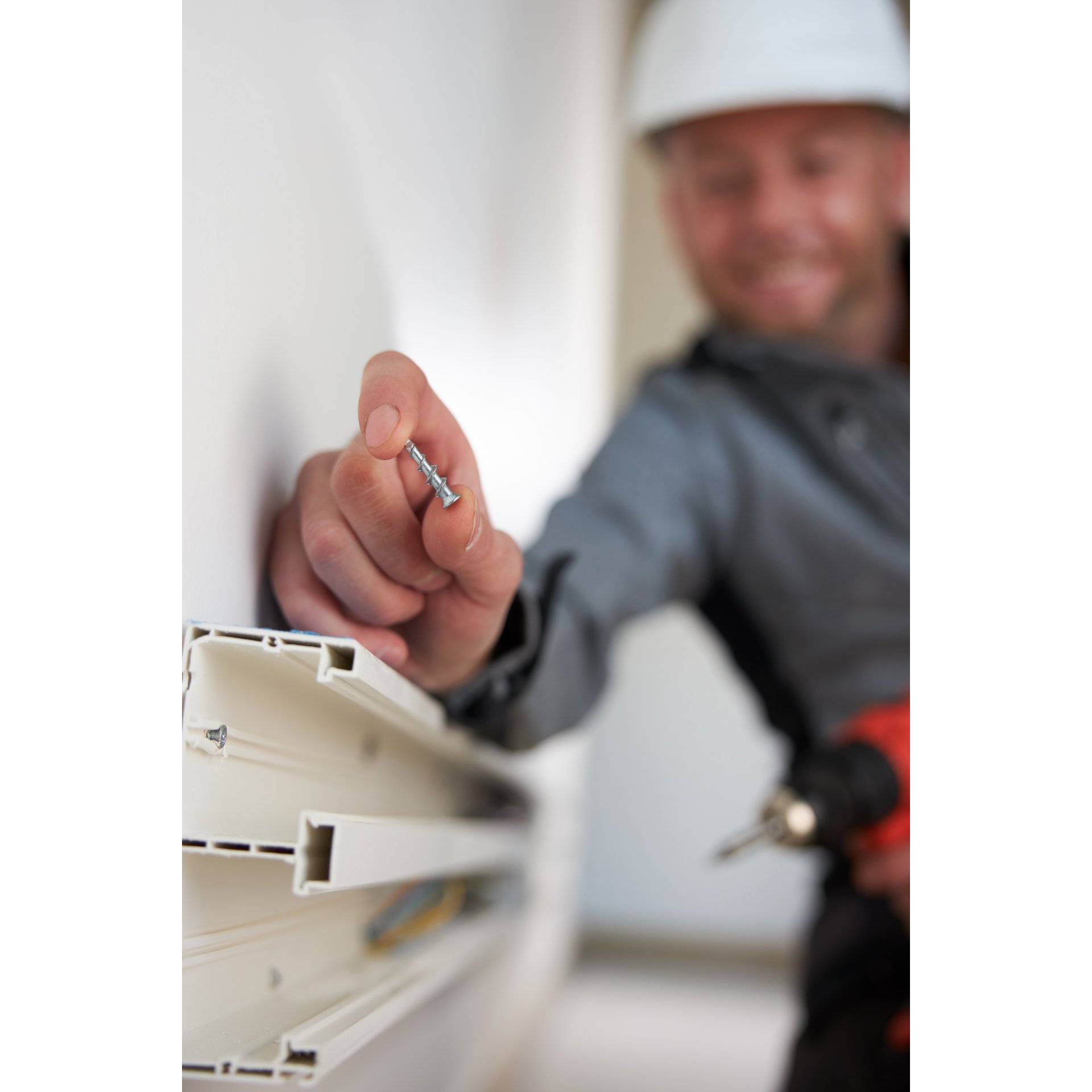 Finger, Person, Schutzhelm, Helm, Schraube