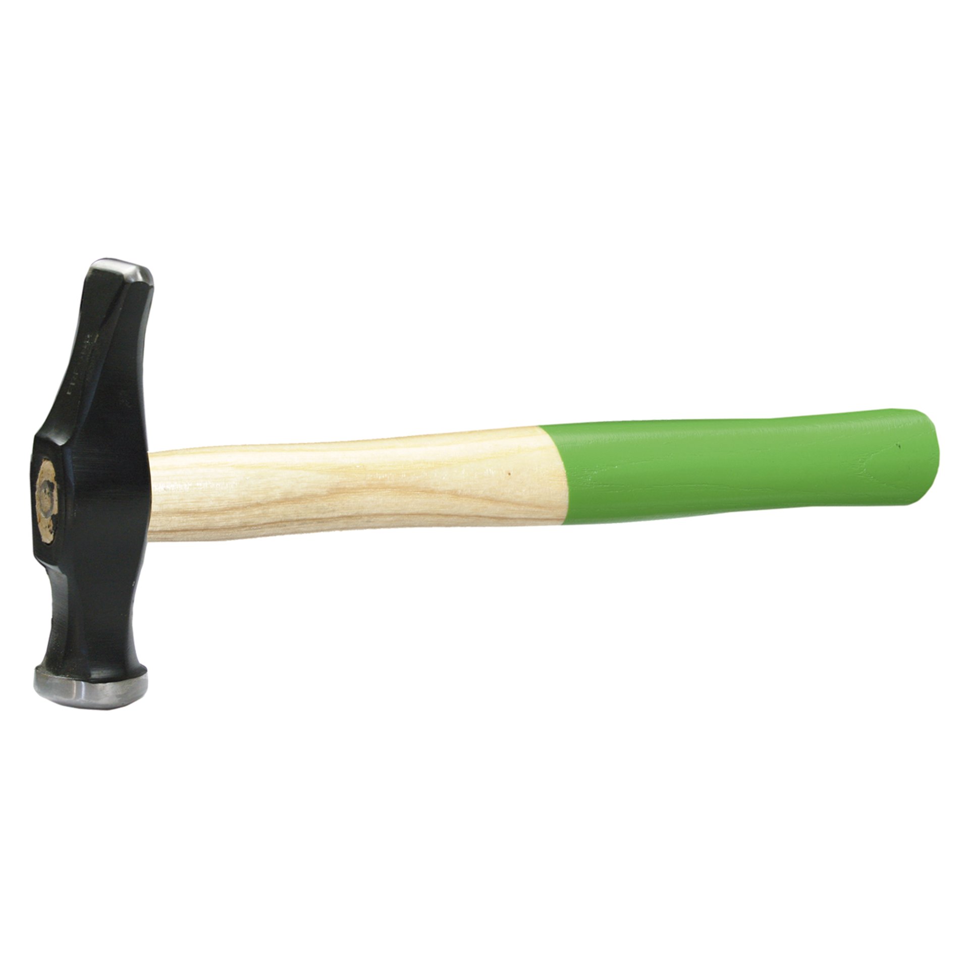 Hammer, Metallkopf, Holzstiel, Grüner Griff, Werkzeug