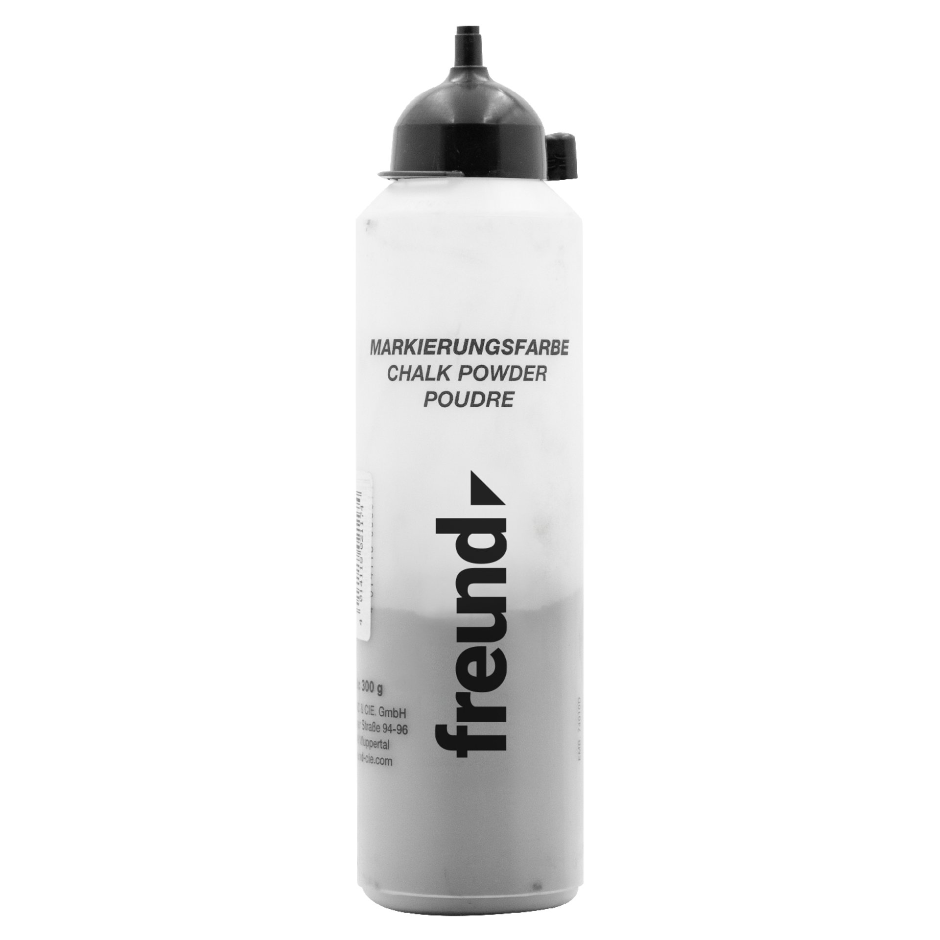 Chalk Powder, Markierfarbe, Flasche, Kunststoffbehälter, Schwarz-weiß
