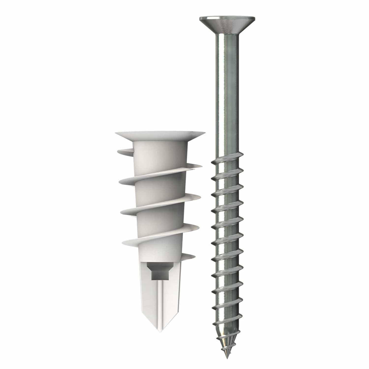 Spiral-S_Produktbild TOX Gipskartondübel Spiral 32 + Schraube