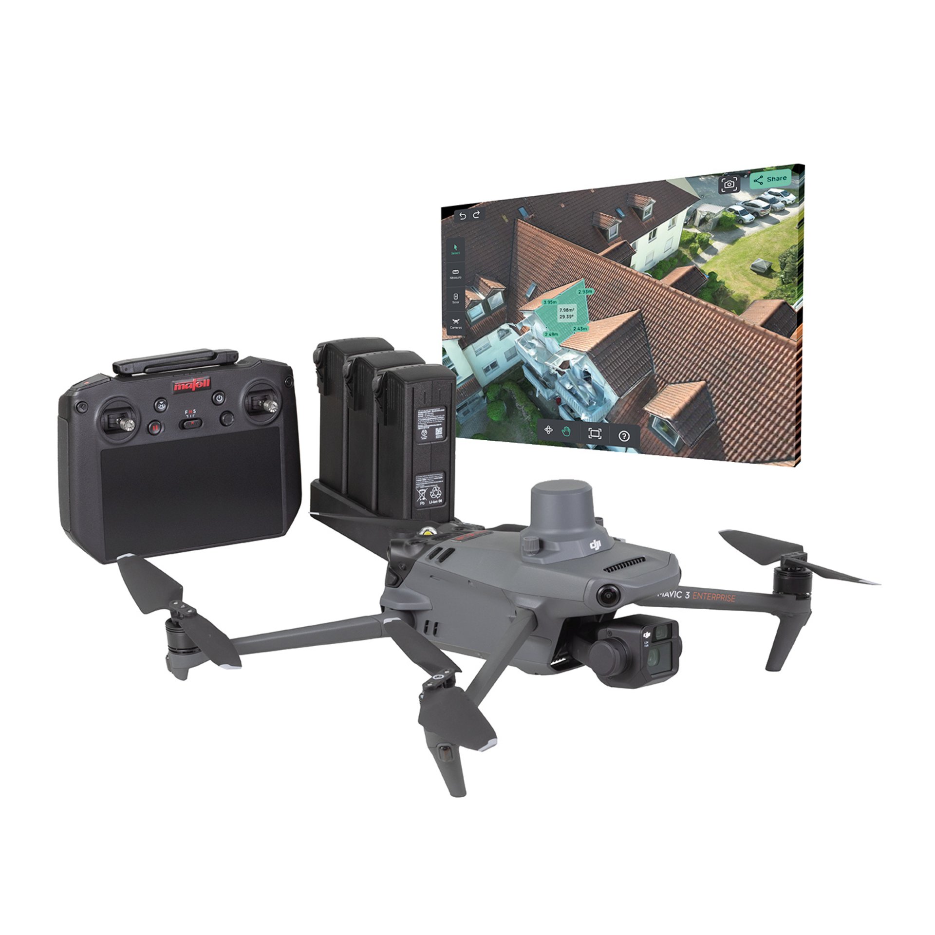 Mafell Dachvermessung VERSUM FLY KIT 3