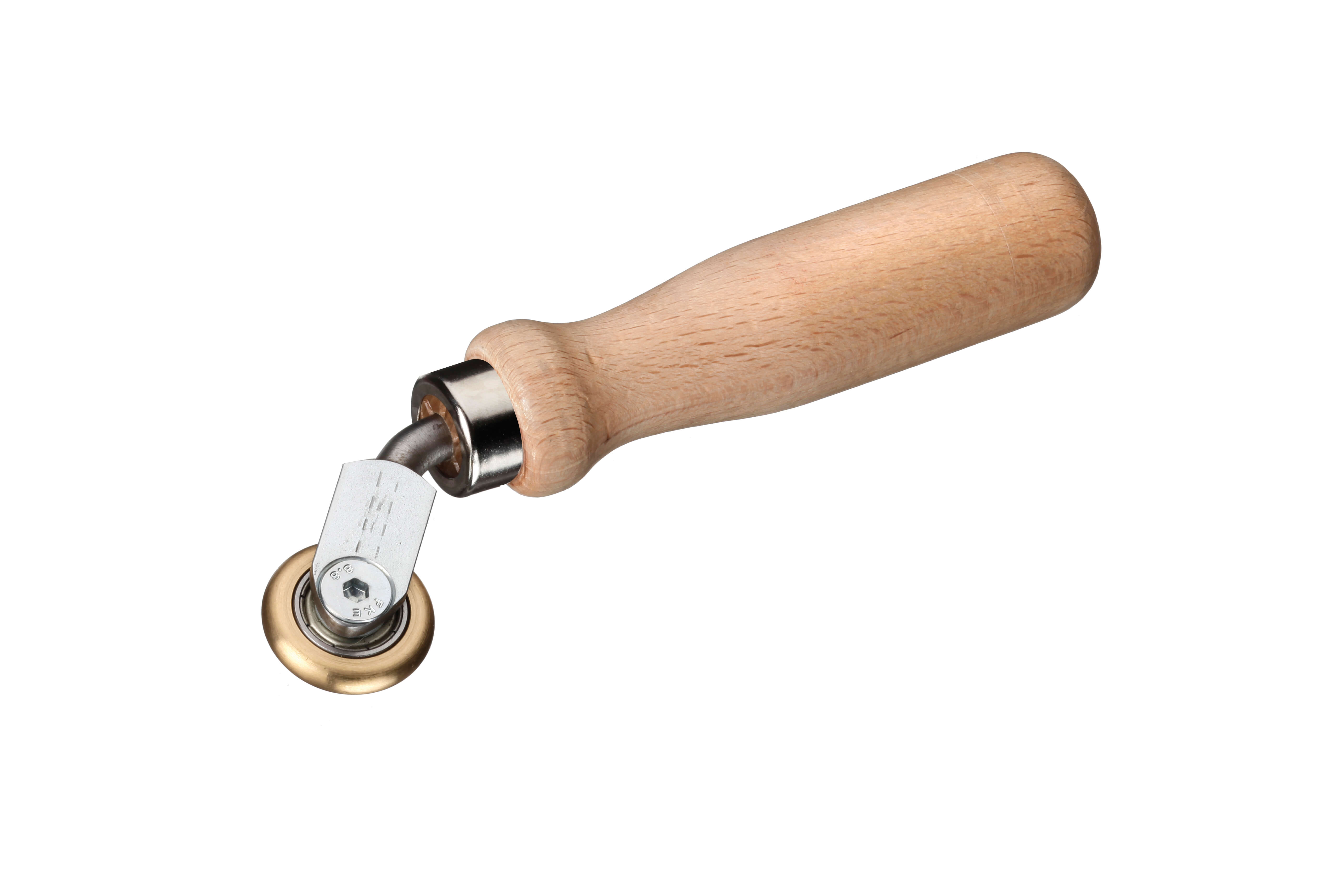 Andrückrolle Messingrad Ø 28 x6, 28x6 mm, Dachdecker, Freund
