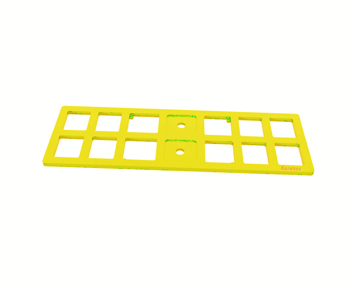 964584-Justierklotz-XL-gelb Justierklotz XL, gelb (4.000 kg Tragfähigkeit) 160 x 50 x 15 (L x B x H)
