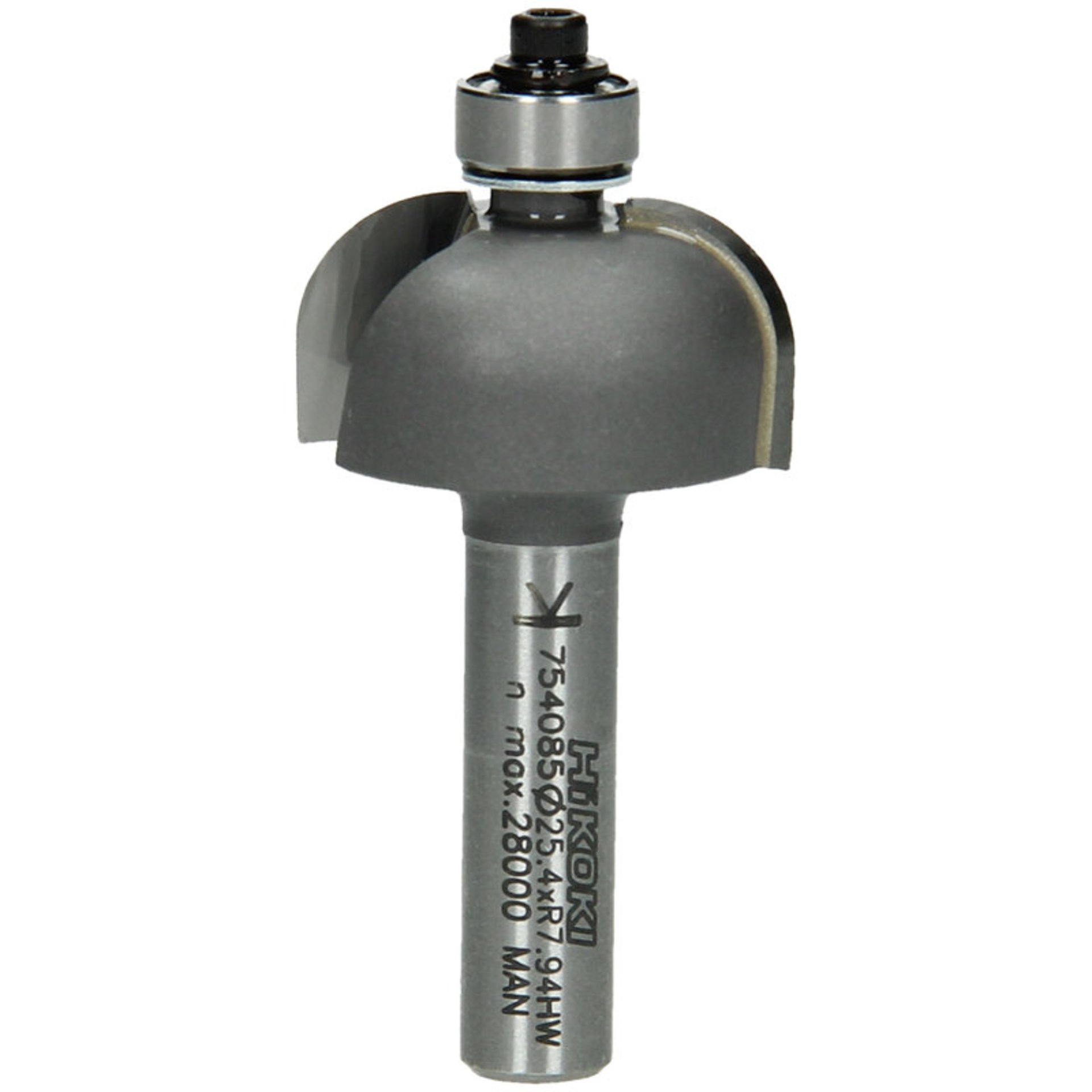 Hikoki 8 mm Hohlkehlfräser mit Kugellager 25.4x55x7.9 Hikoki 8 mm Hohlkehlfräser mit Kugellager 25.4x55x7.9