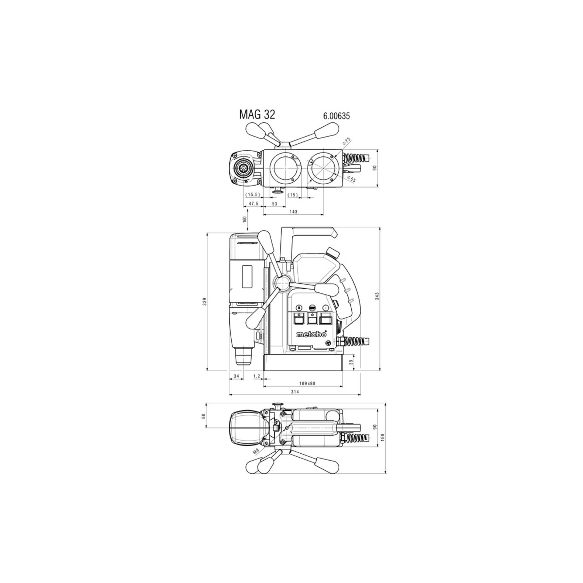 CAD-Diagramm, Diagramm
