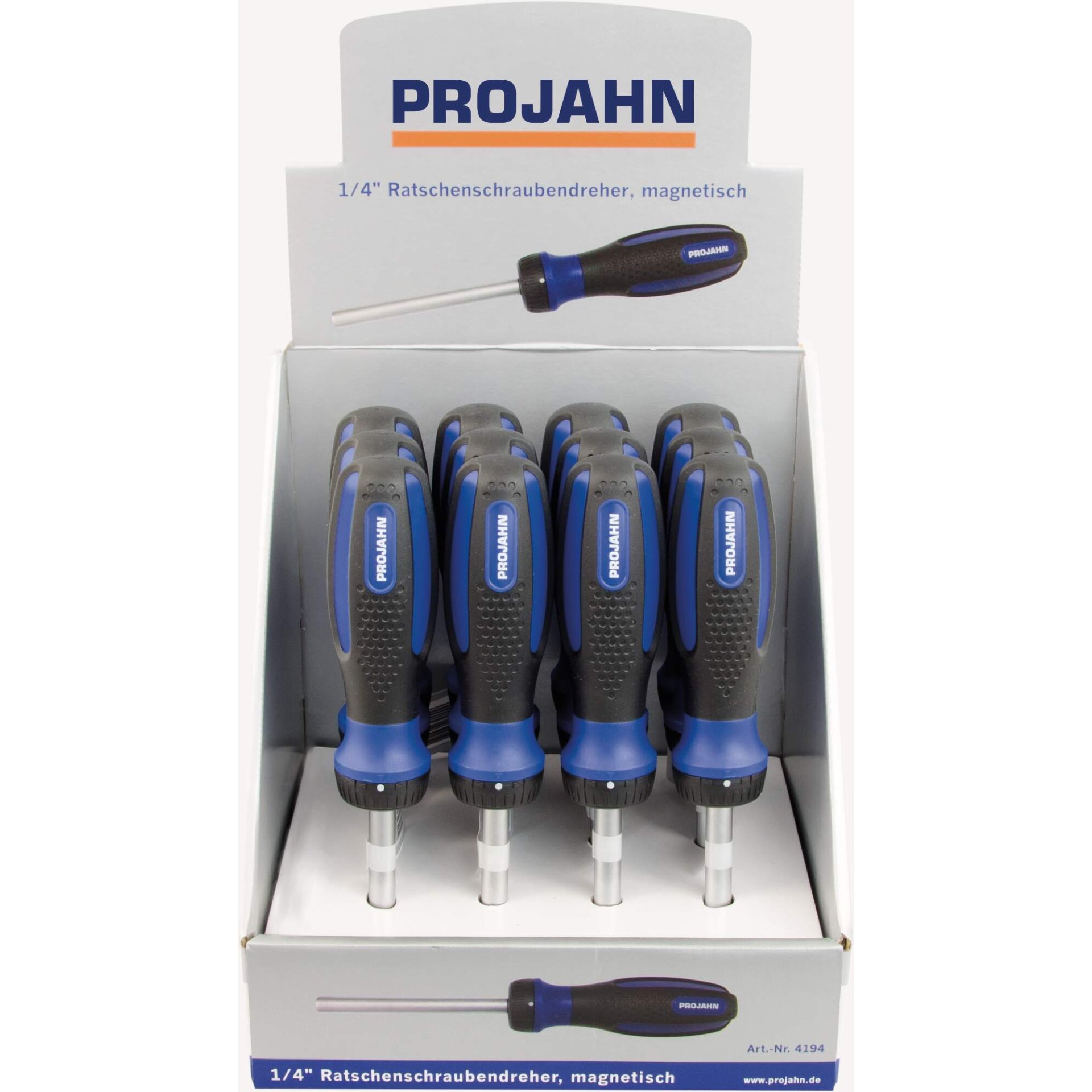 Schraubendreher, Schraubendreher-Set, Magnetisch, Blaue Griffflächen, Klingenstahl