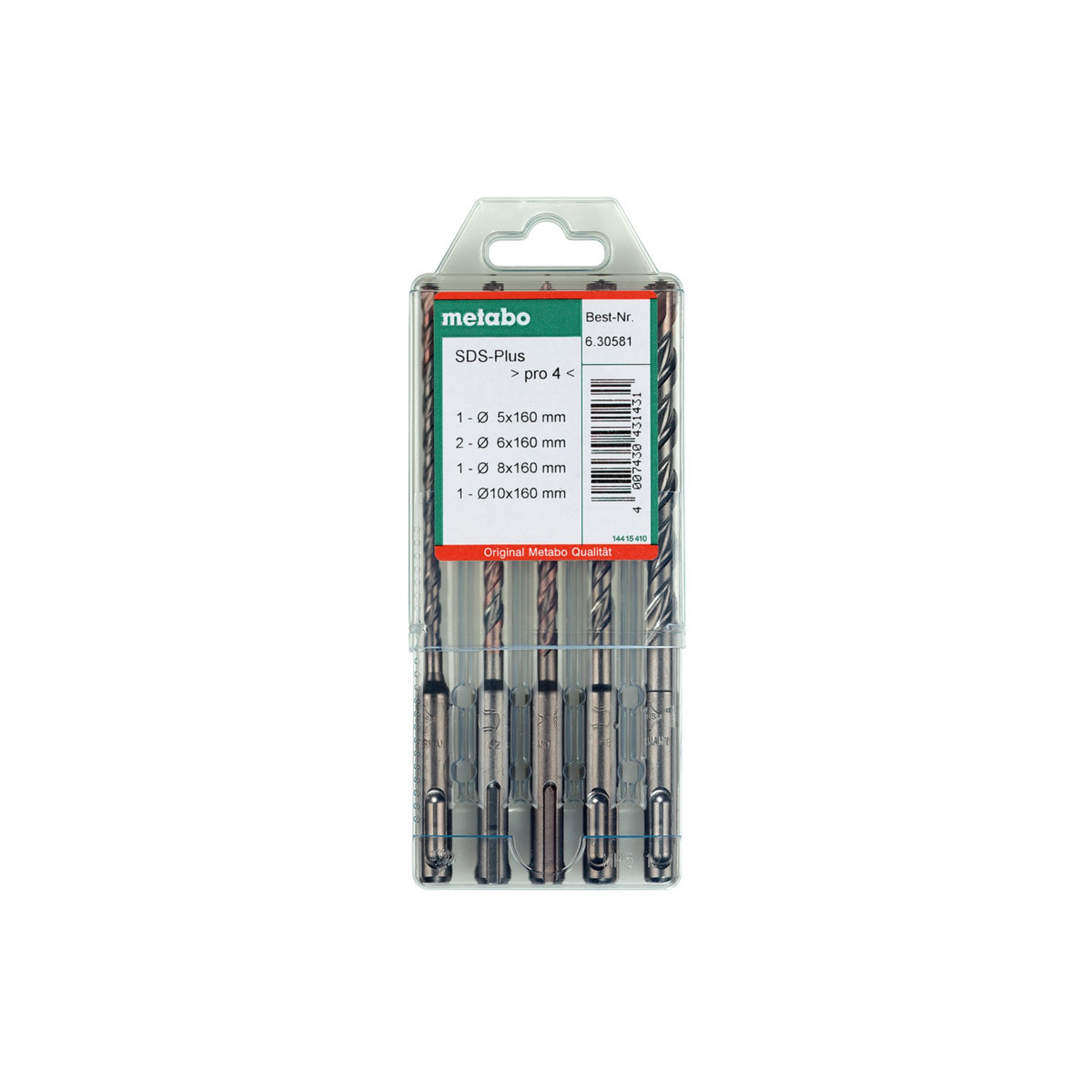 SDS-plus Pro 4-Bohrersatz 5-teilig (630581000)