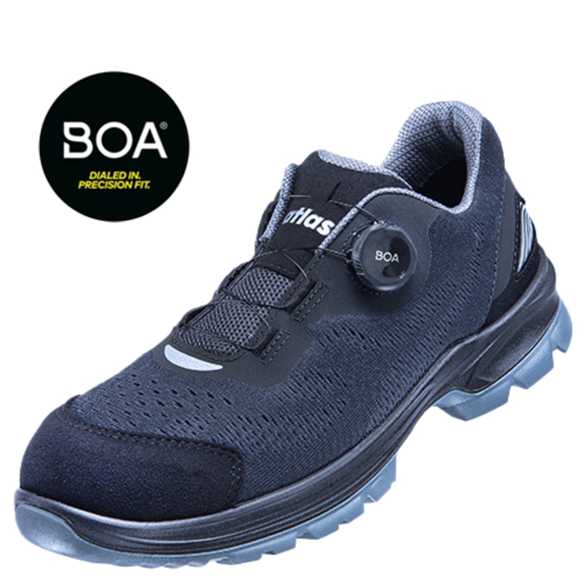 Sneaker, Dunkelblau, Knit/Textil, BOA-Verschlusssystem, Laufschuh