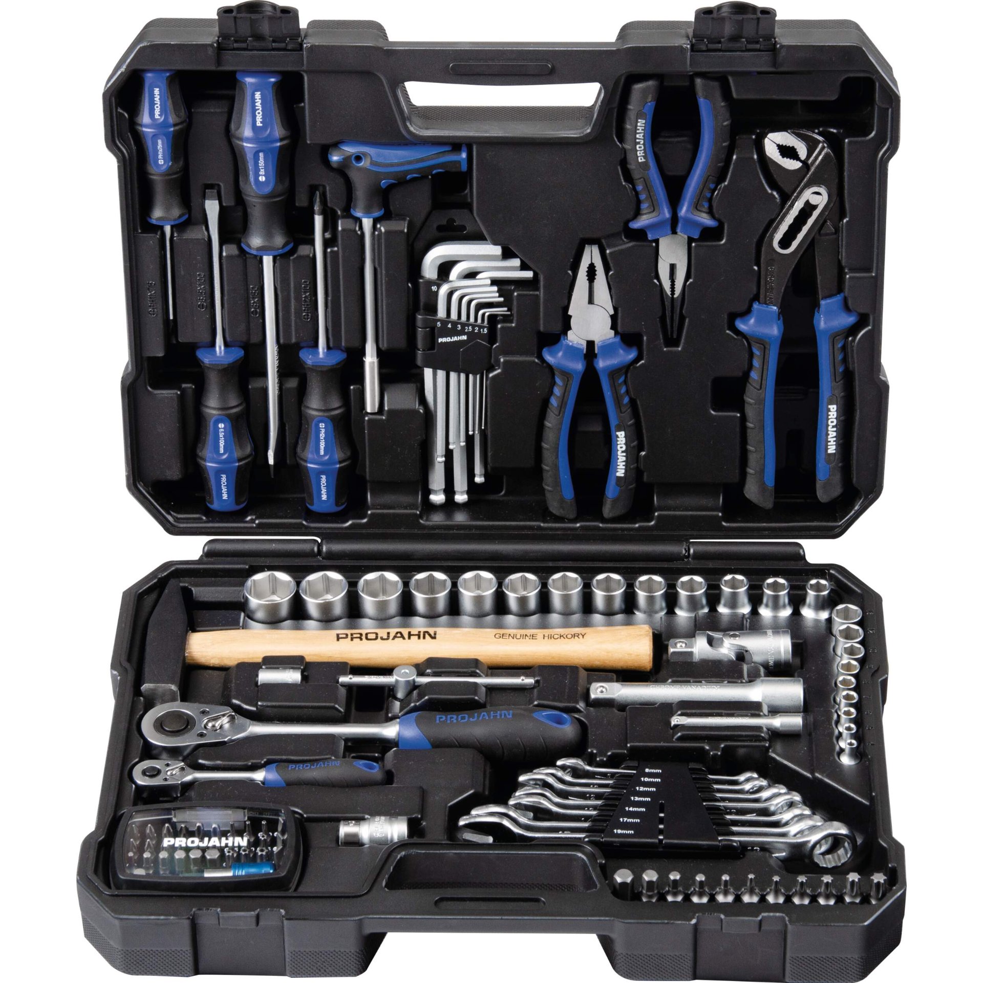 Werkzeugset, Schraubendreher, Zangen, Hammer, Steckschlüssel-Satz