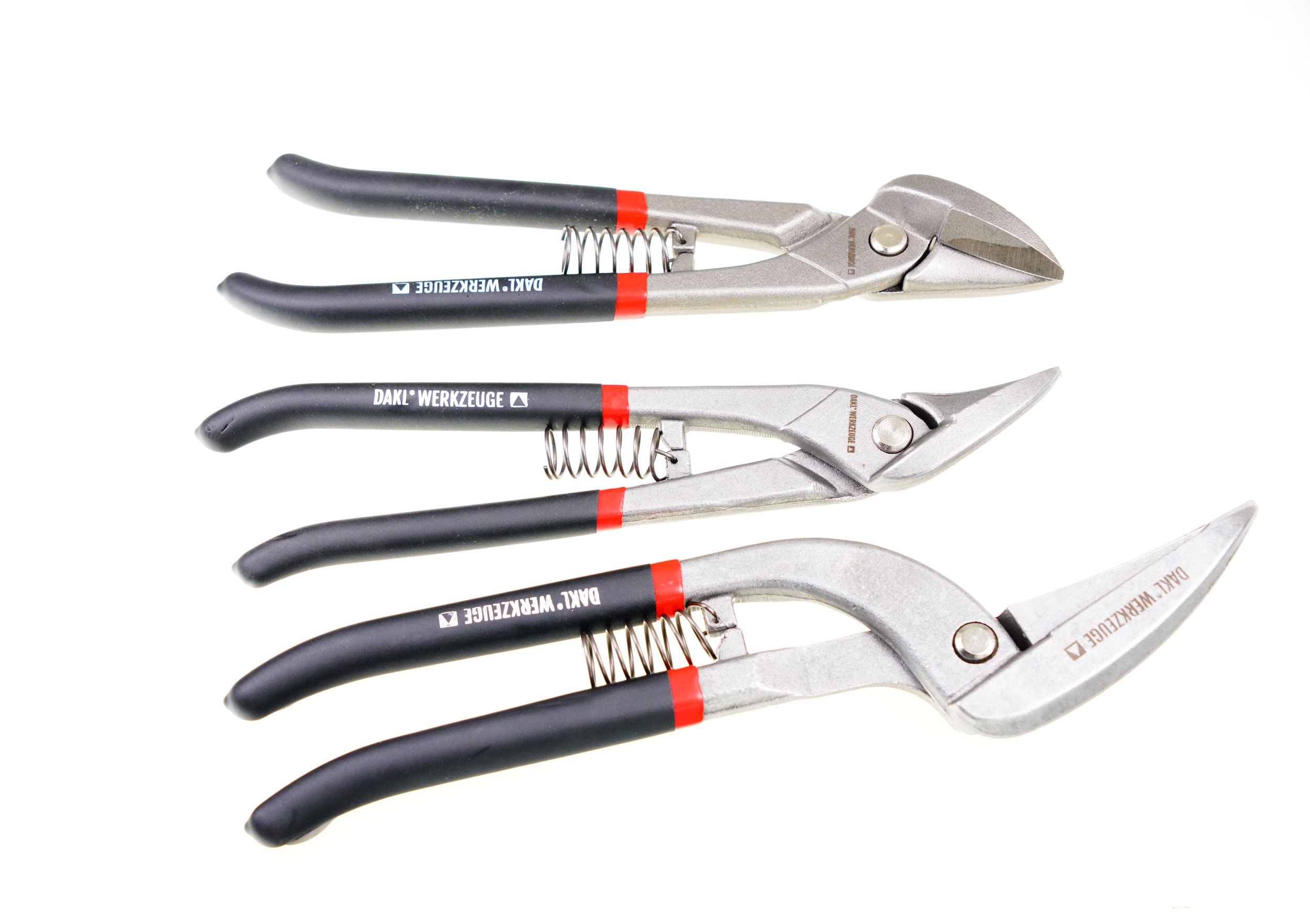 DAKL Idealblechscheren L+R u. Durchlaufschere R - Satz "eXtrem"