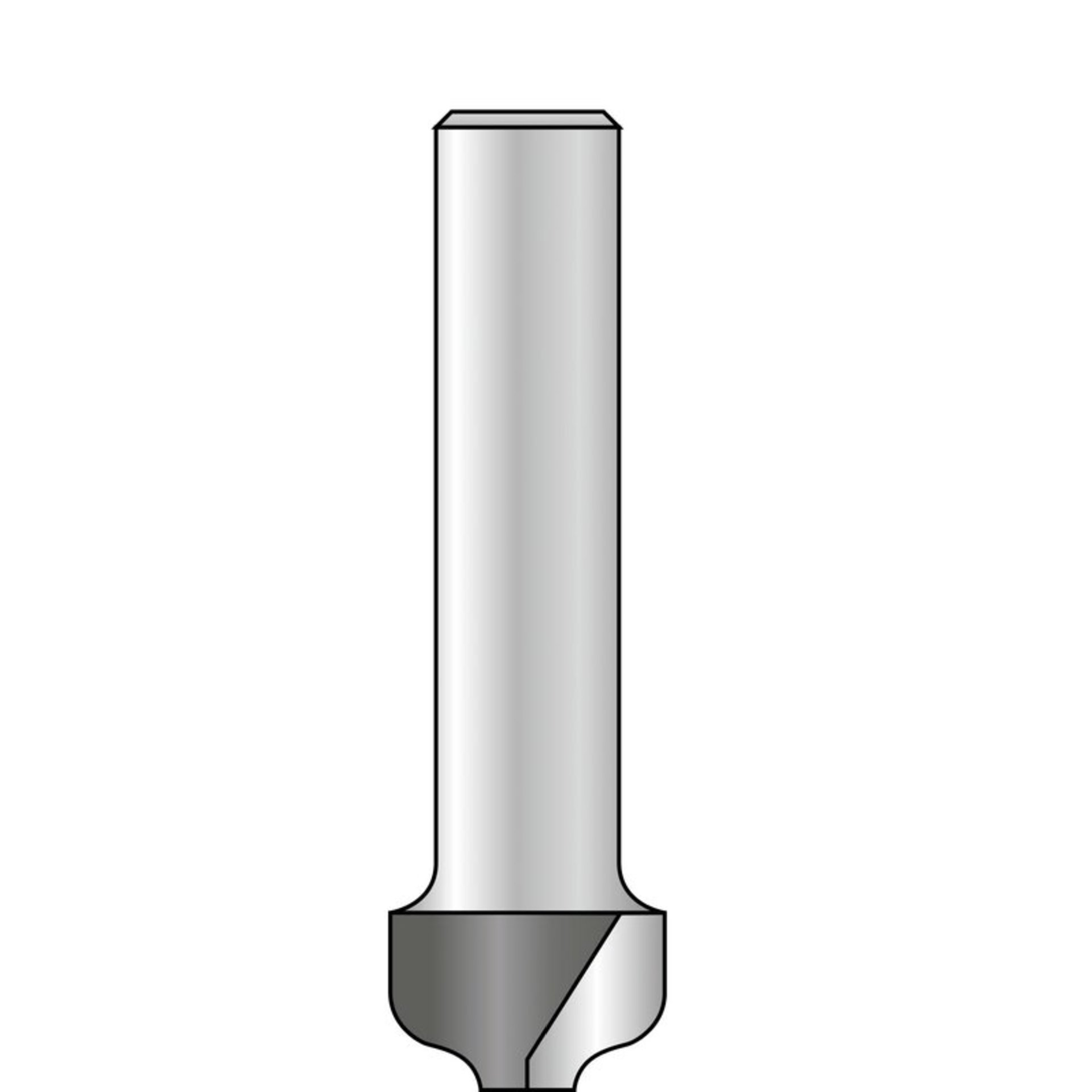 Hikoki 8 mm Karniesnutfräser für die Öberfläche 12.7x50x2 Besteck, Schwert, Waffe, Rauchrohr