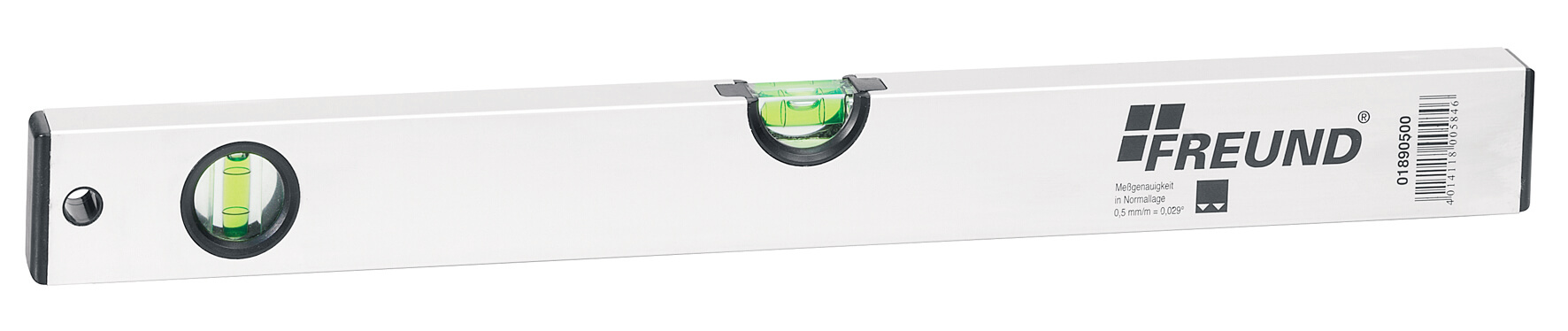 01890400 Wasserwaage aus Aluminium 400 mm, 400 mm, Dachdecker, Freund