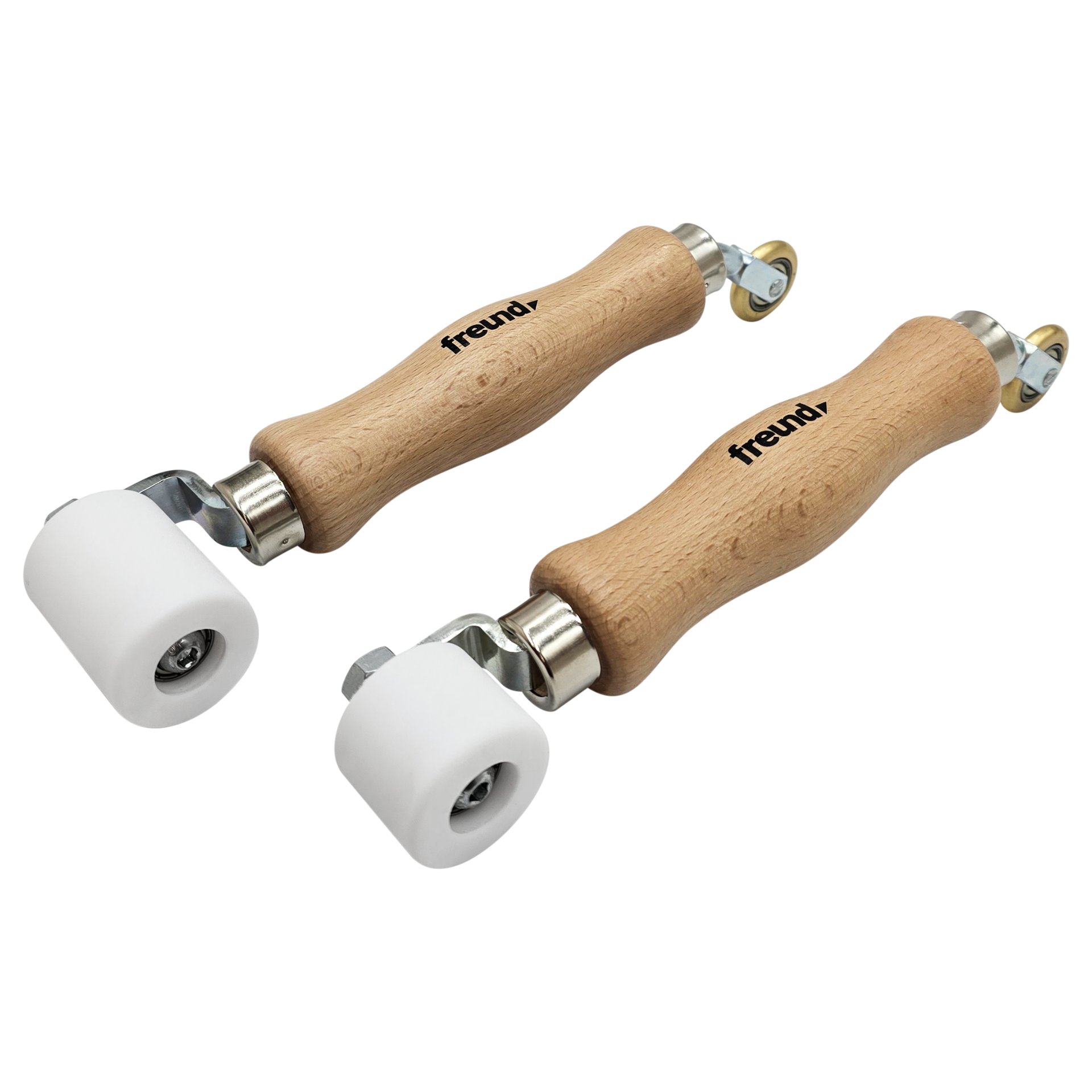 Rollende Rollen, Holzgriffe, Doppelrollen, Nähwerkzeug, Freund-Marke nicht einzusetzen