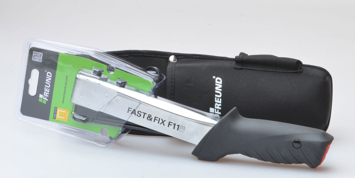 freund-hammertacker-tasche2 Hammertacker FREUND FAST&FIX 911 , 300 mm, Dachdecker, Freund