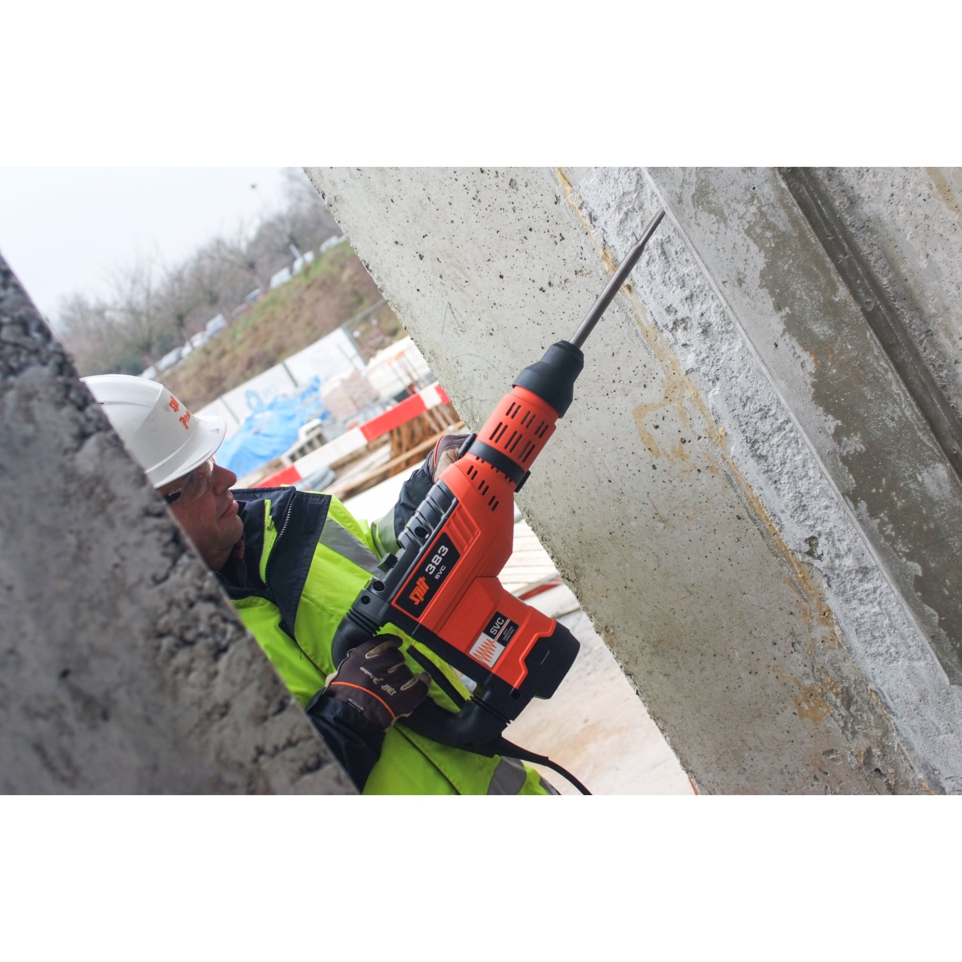 Person, Arbeiter, Elektrische Bohrmaschine, Werkzeug, Konstruktion