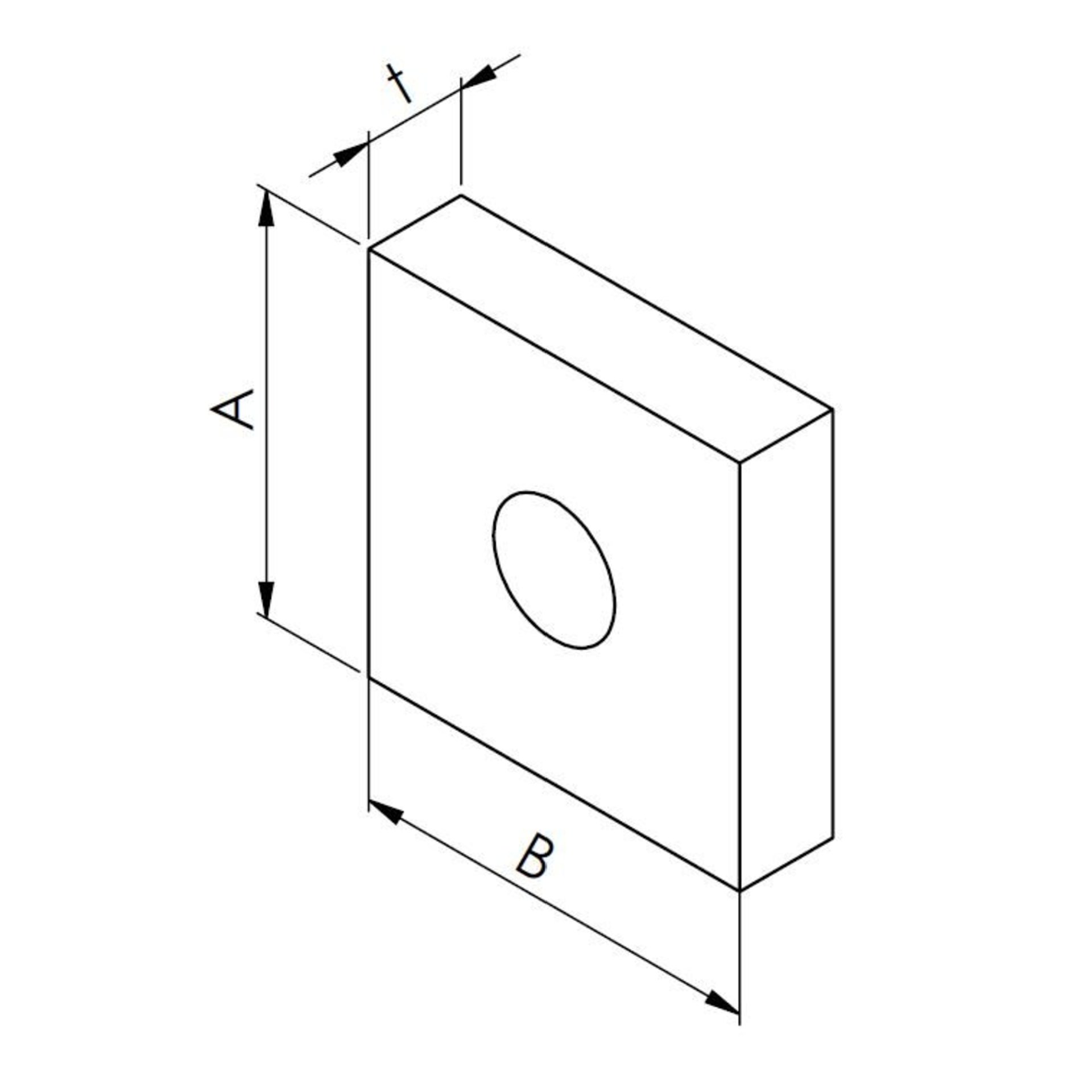 box, rechteckig, loch, messmaß, abmessungen
