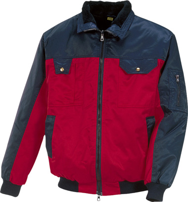 192221-Koblenz-rot-marine Winter-Pilotjacke "Koblenz" rot/marine, JOB