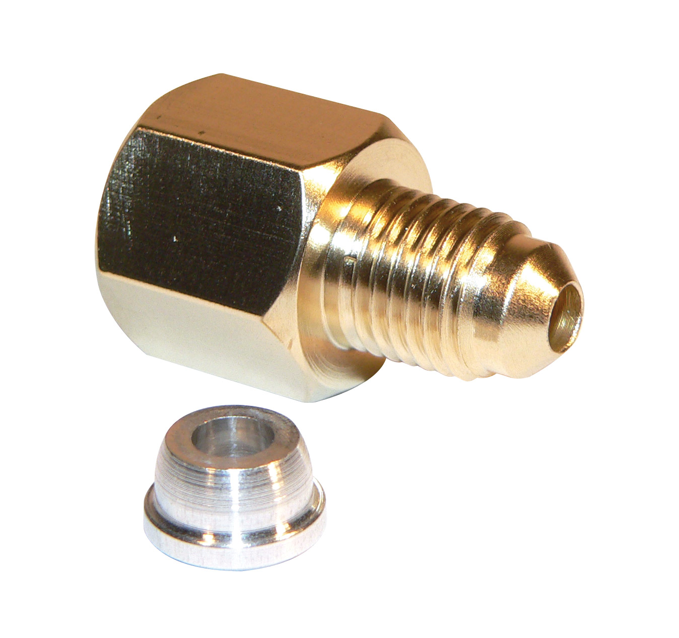 Perkeo Reduzierstück/Adapter f.N2-Drumi G1/4"RH-Innen x 1/4"SAE RH-Auss.