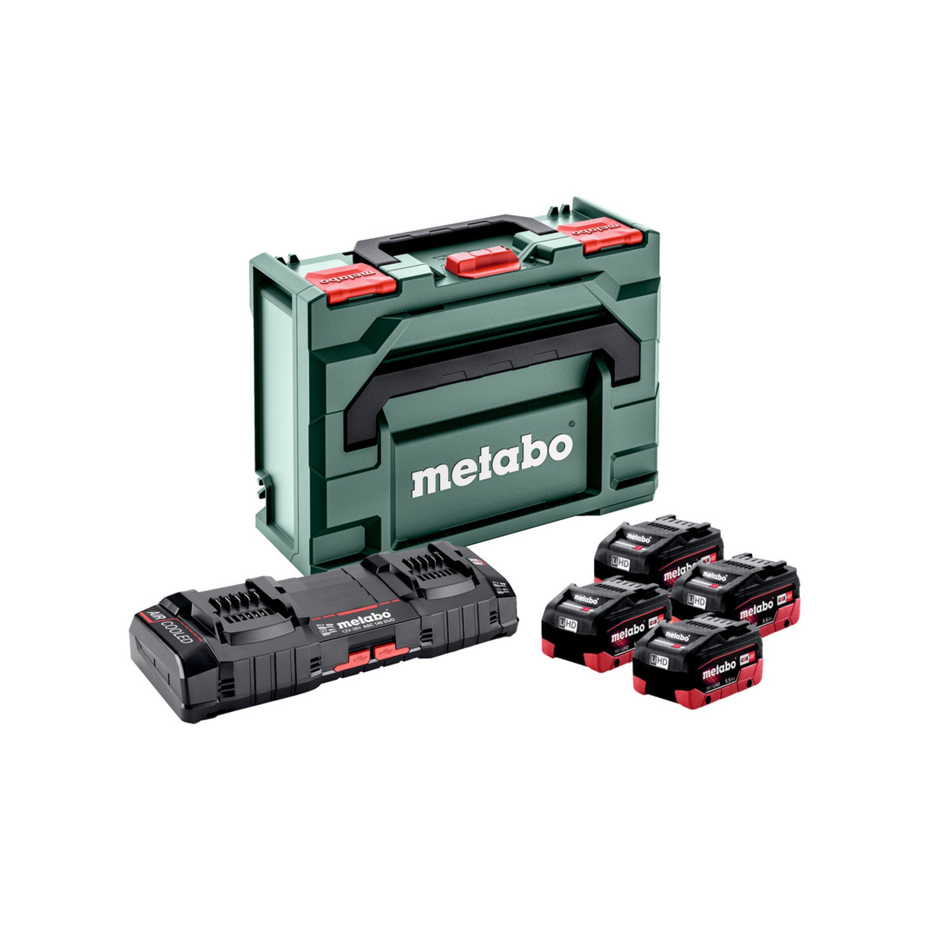 Basis-Set 4x LiHD 5.5Ah ASC 145 DUO + metaBOX 145 (685180000)