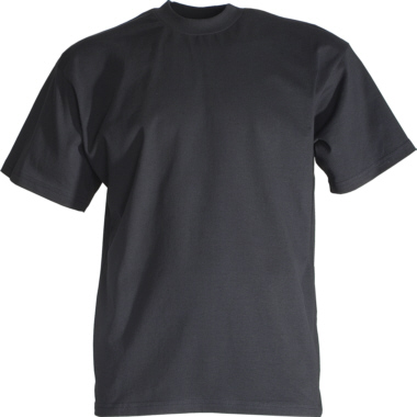 5293-T-Shirt-Rundhals-schwarz T-Shirt schwarz Rundhals, JOB