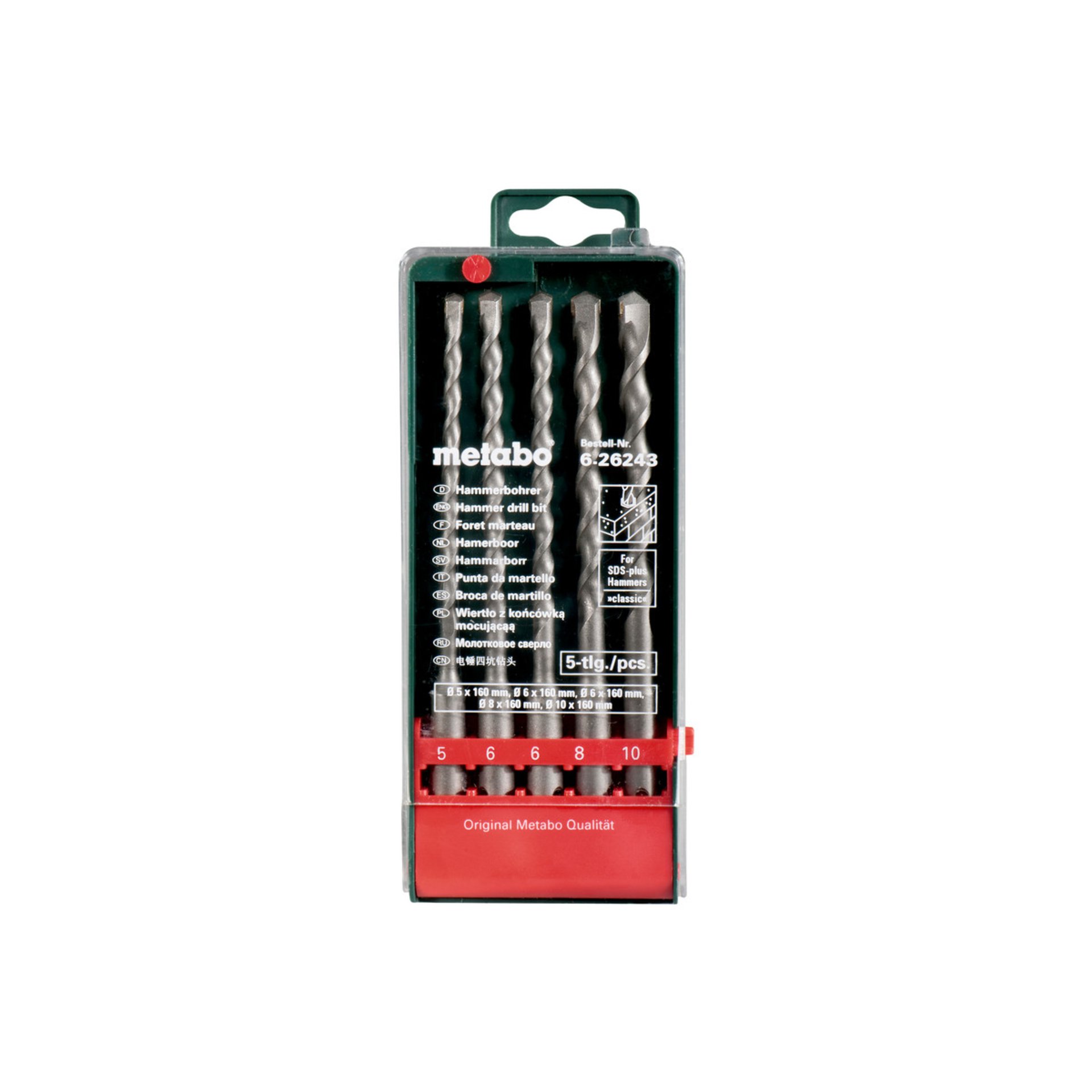 SDS-plus Classic-Bohrersatz 5-teilig (626243000)