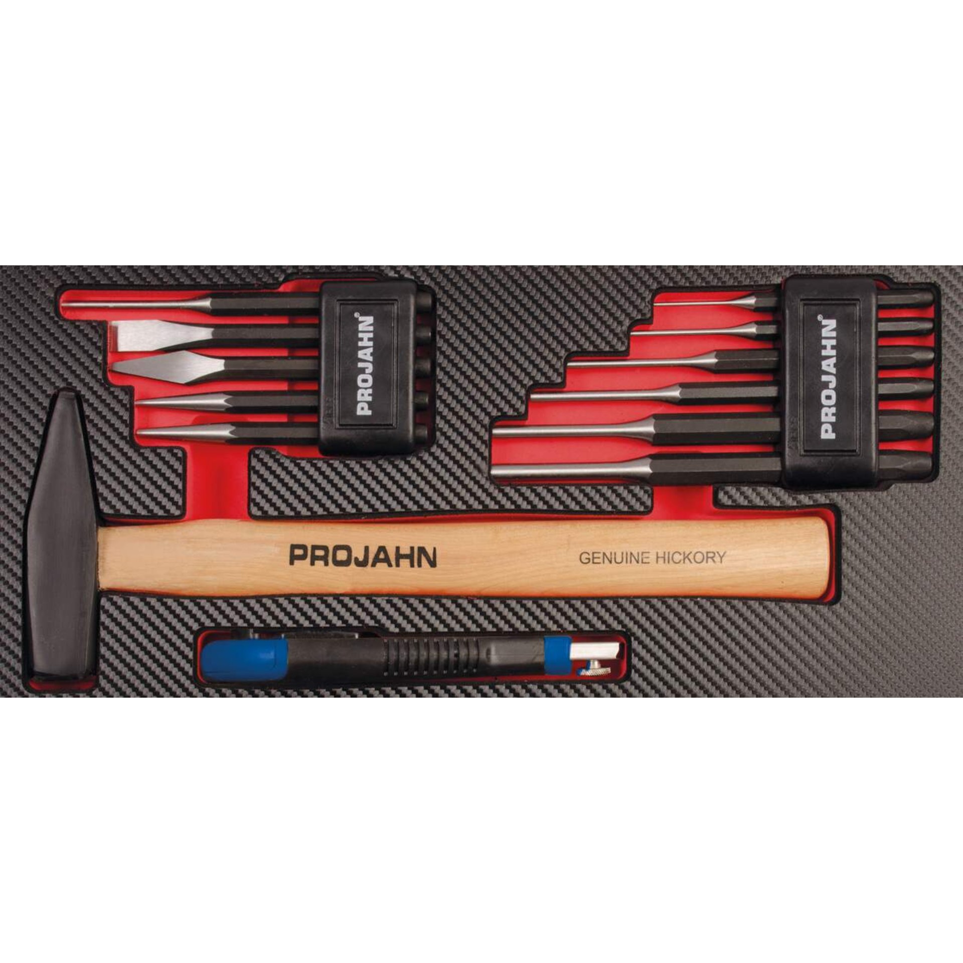 Hammer, Meißelset, Echtes Hickory, Holzhammer, Projahn