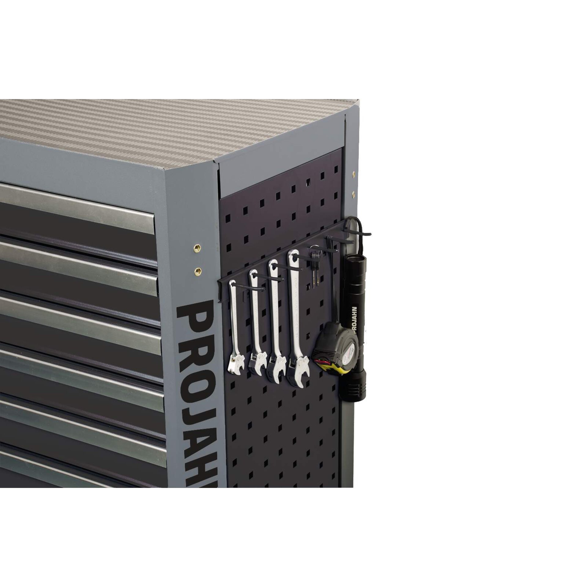 Werkzeugschrank, Schubladenkasten, Werkzeughalter, Schraubenschlüssel, Schlüsselanhänger