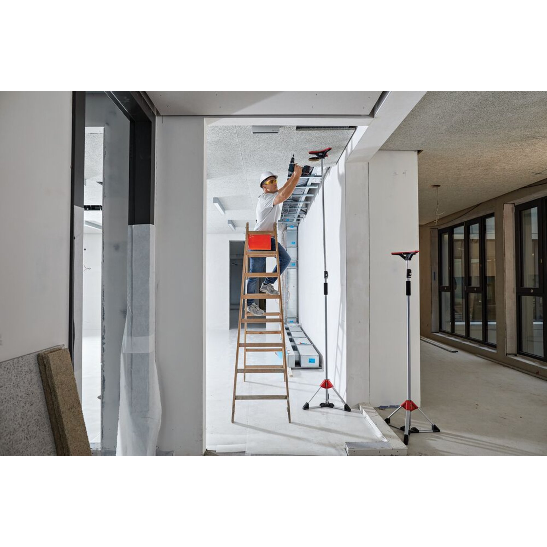 Drinnen, Innenarchitektur, Person, Renovierungsarbeiten