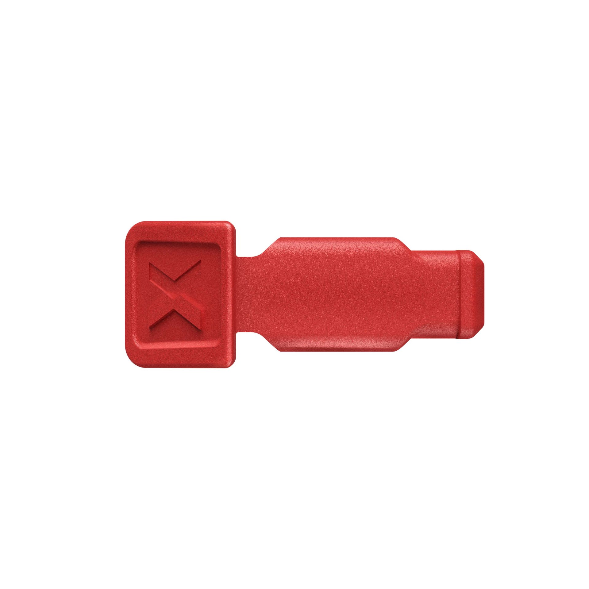 KNIPEX 00 61 10 CR ColorCode Clips rot (10 Stück)  21 mm Zubehör