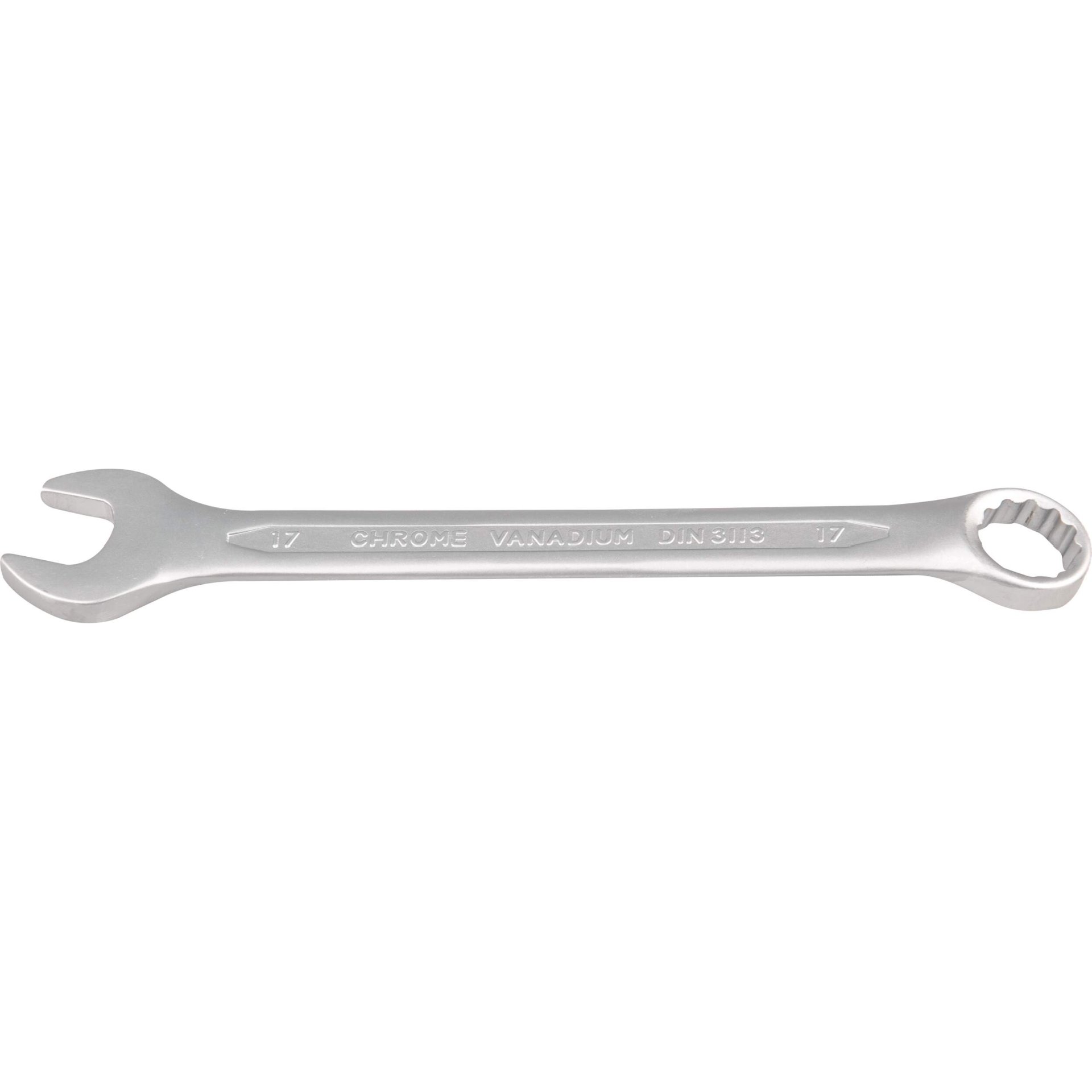 Schraubenschlüssel, Maulschlüssel, Metall, Chrom, DIN 3113