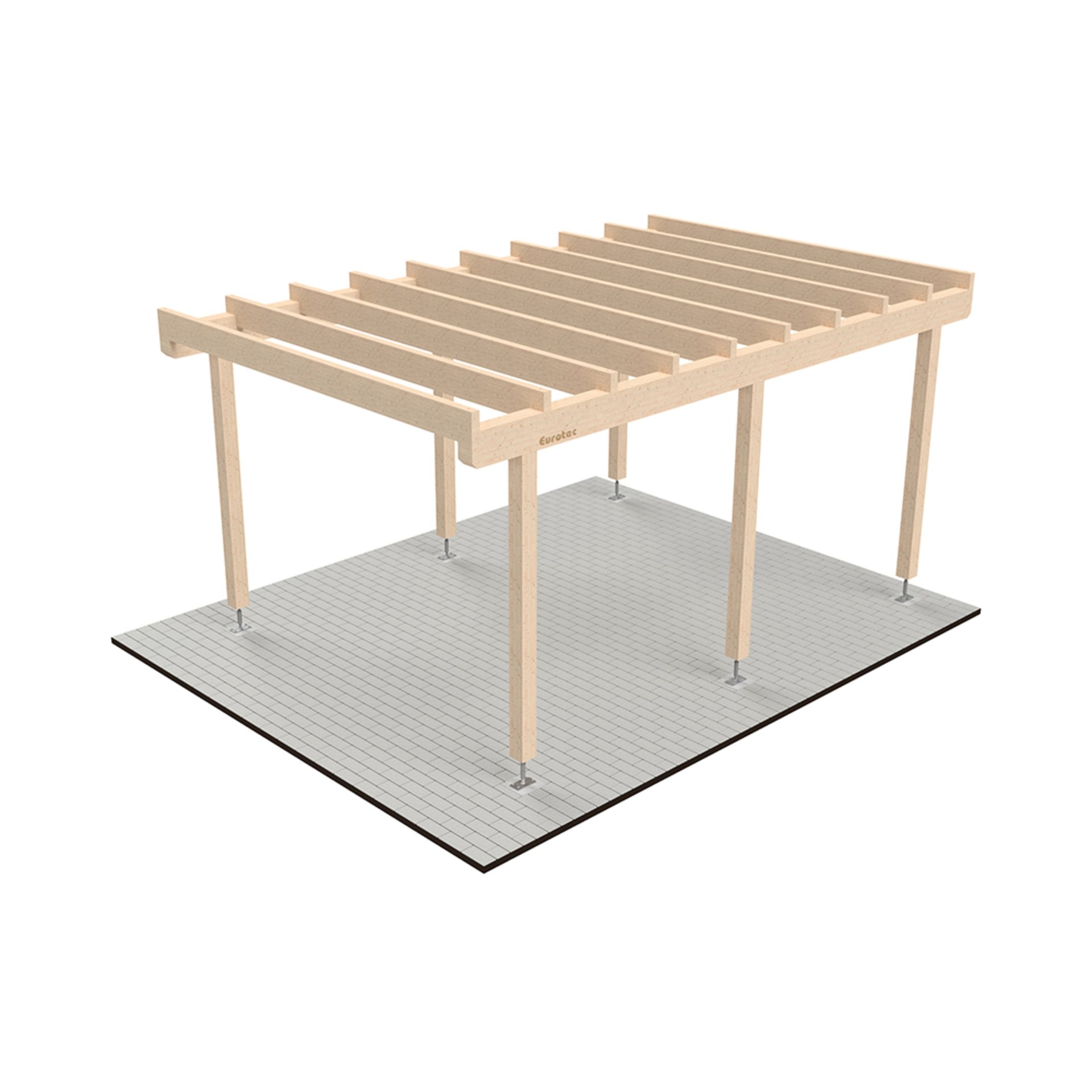 Veranda, Terrasse, Pergola, Holz, Sperrholz