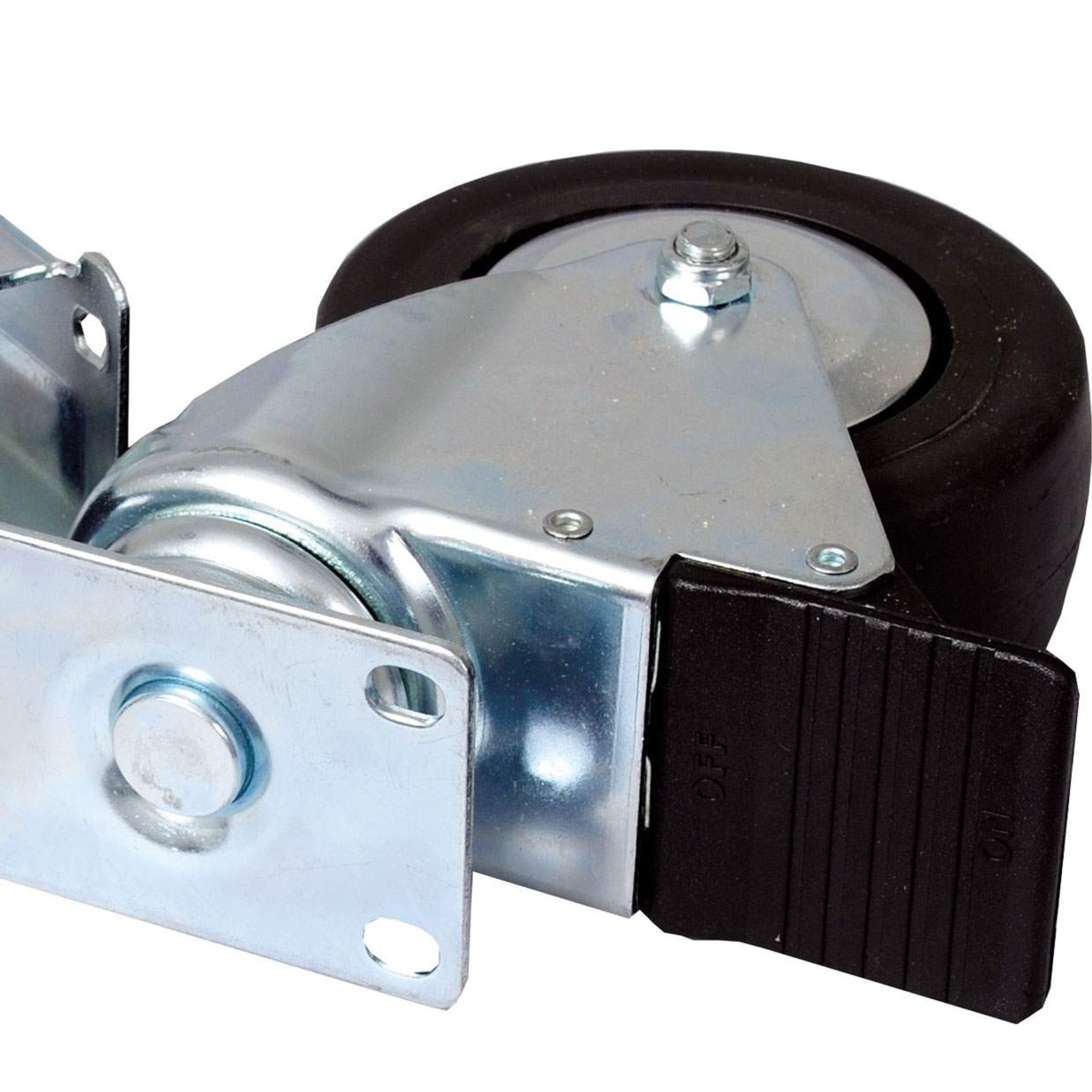 Schwerlastrolle, Rolle, Lenkrolle, Gummirolle, Schlossriegel