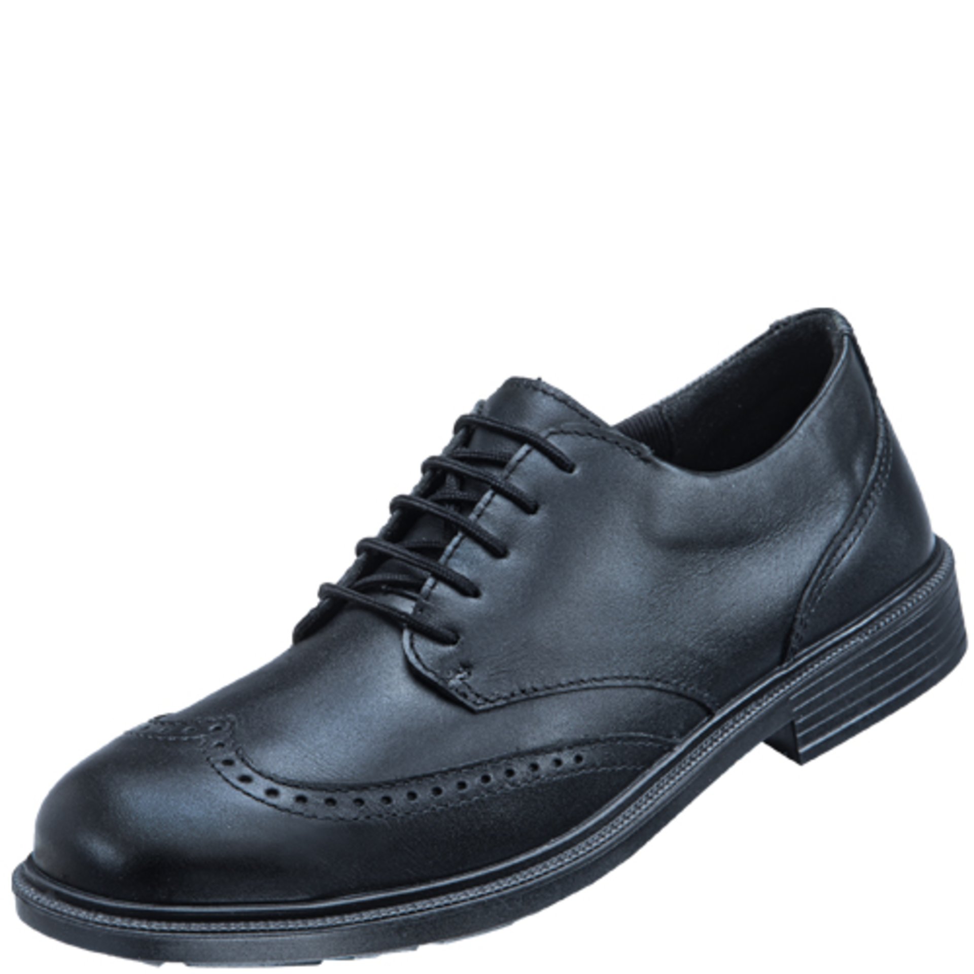 Schuh, Oxford, Schwarz, Lederschuh, Schnürschuh