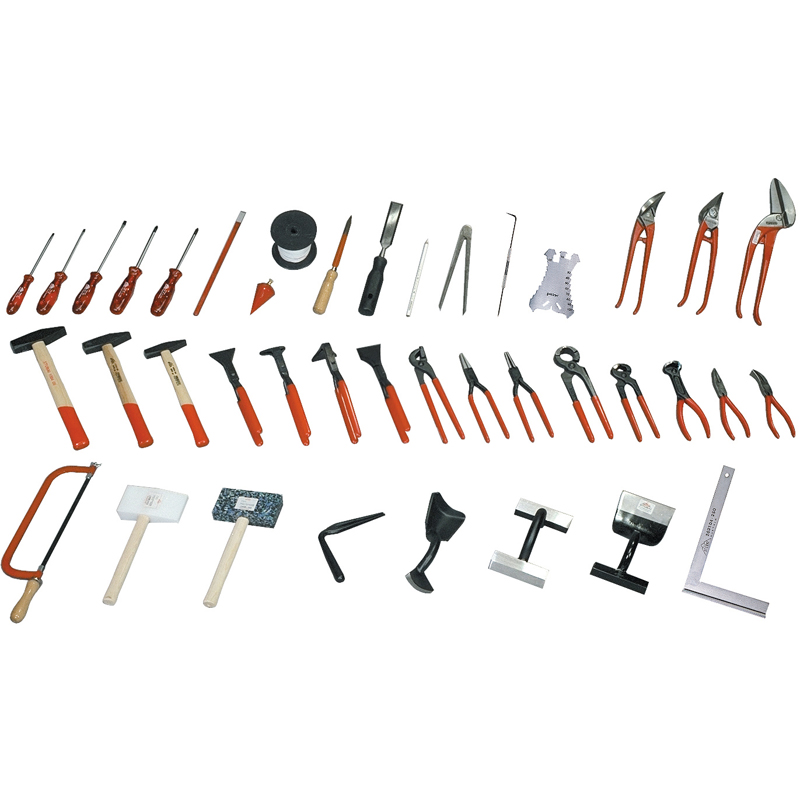 spengler-klempner-werkzeugsatz-stubai-2 Stubai Spenglersatz ohne Koffer, 40-tlg