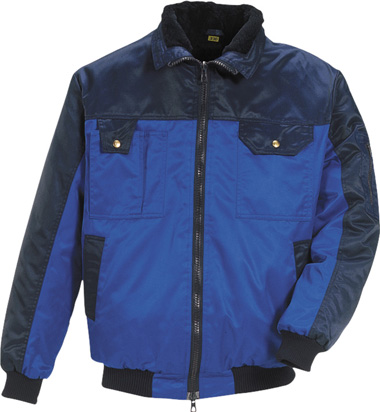 192201-M-nchen-kornblau-marine Winter-Pilotjacke "München" kornblau/marine, JOB