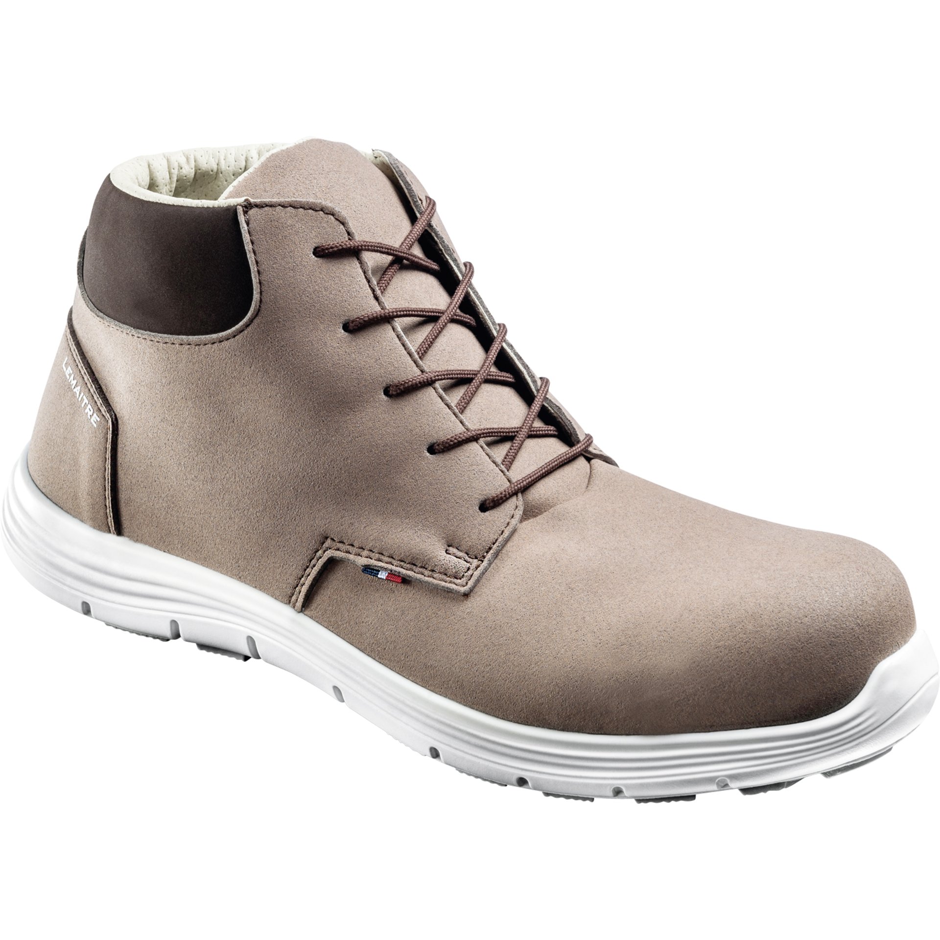 Stiefel, Herrenstiefel, Lederschuh, Grau, Schnürstiefel