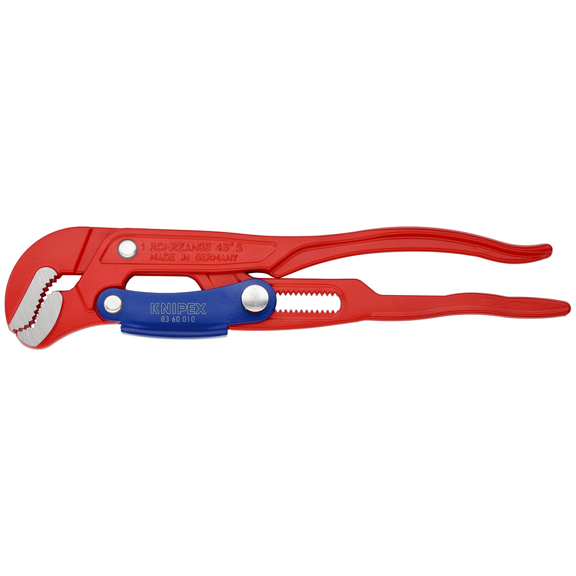 KNIPEX 83 60 010 Rohrzange S-Maul mit Schnelleinstellung rot pulverbeschichtet 330 mm KNIPEX 83 60 010 Rohrzange S-Maul mit Schnelleinstellung rot pulverbeschichtet 330 mm