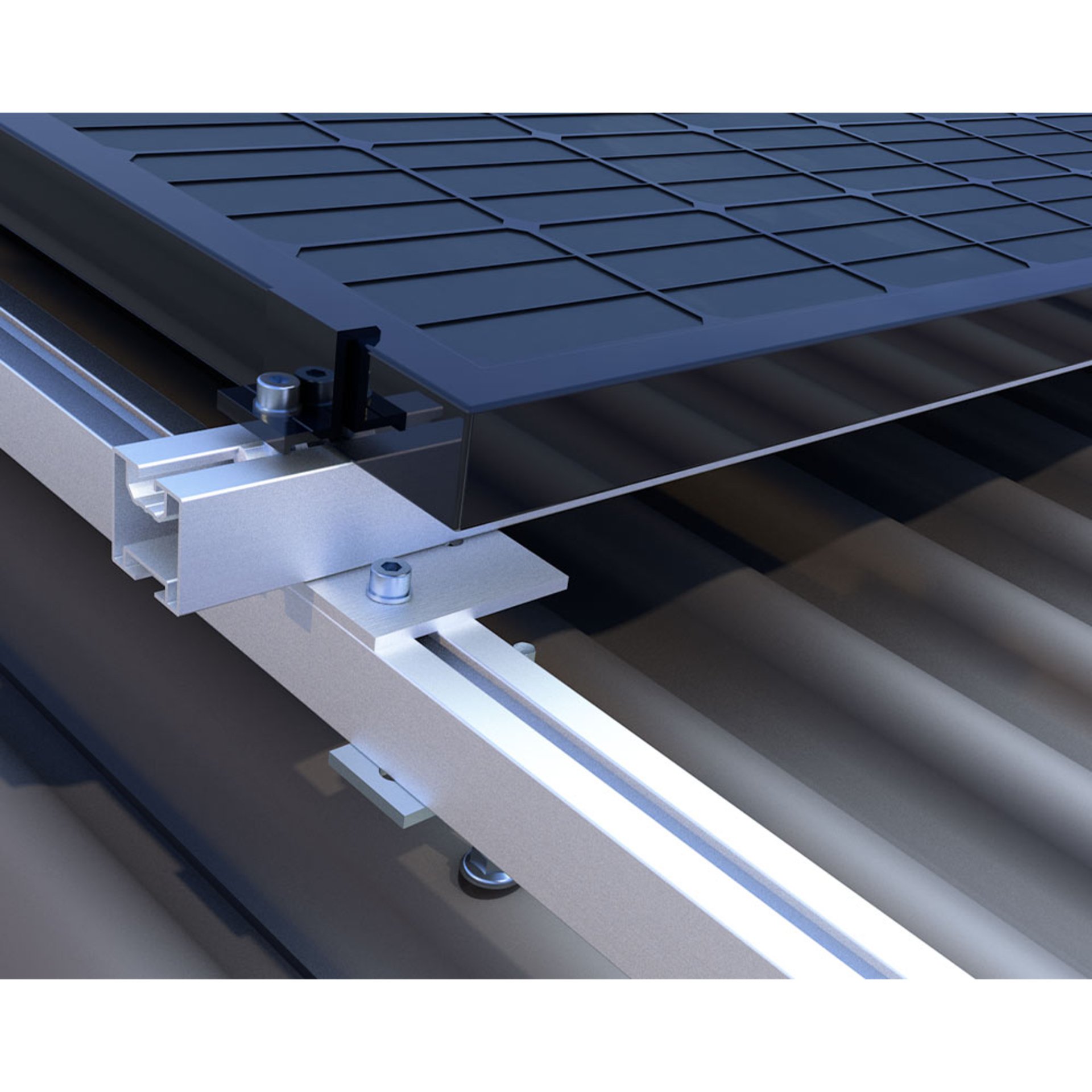 Haus, Wohnen, Dach, Dachrinne, Sonnenkollektoren