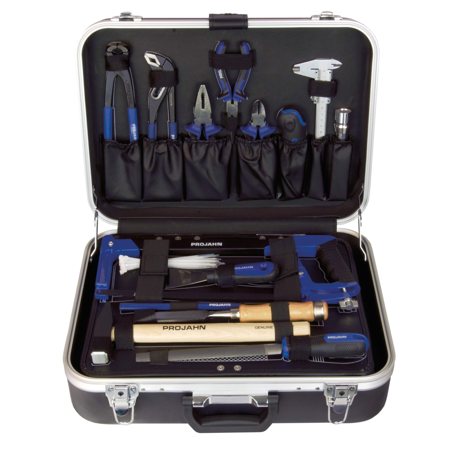 werkzeugkoffer, handwerkzeug, zange, hammer, messer