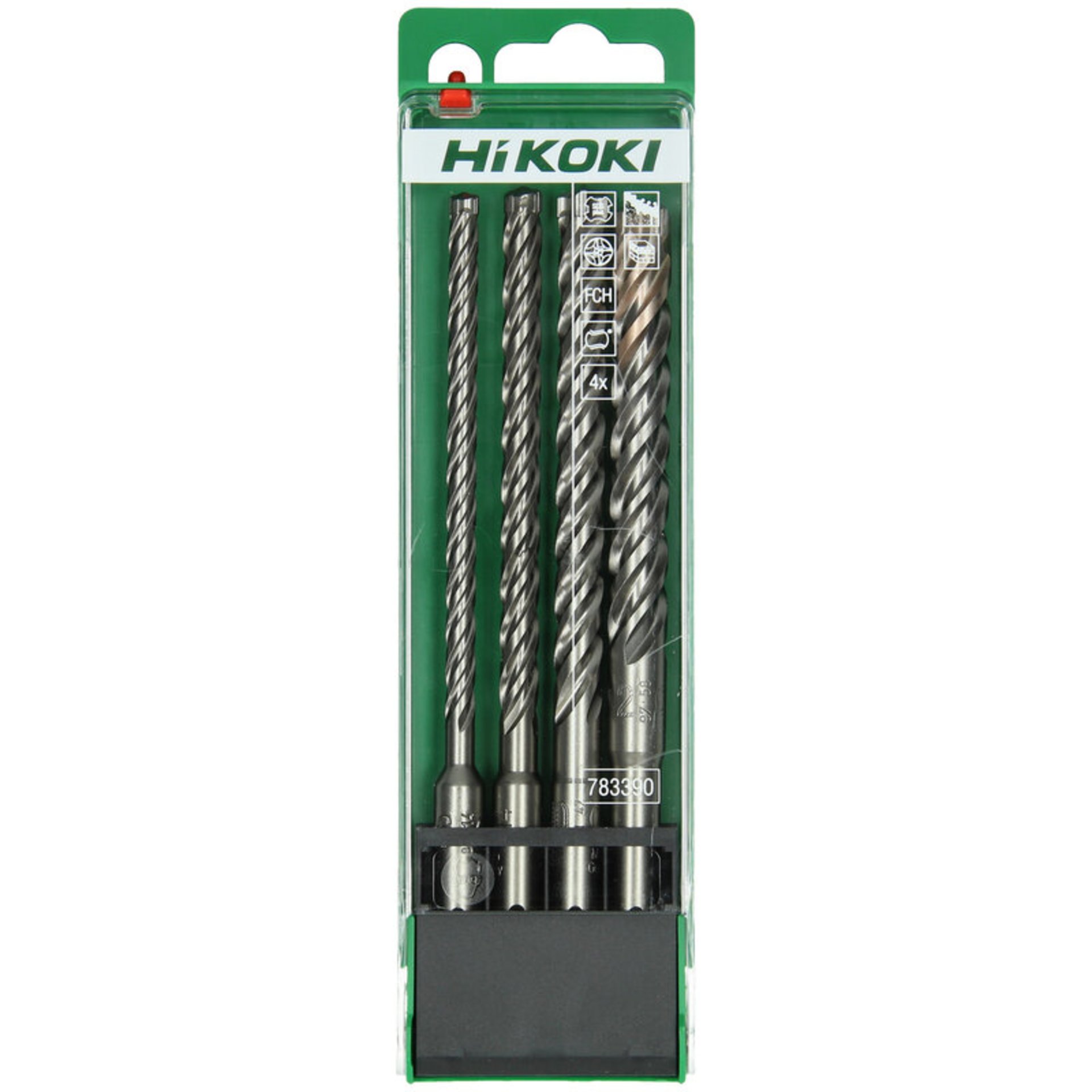 VHM-Hammerbohrerset SDS-Plus 4-Schneider