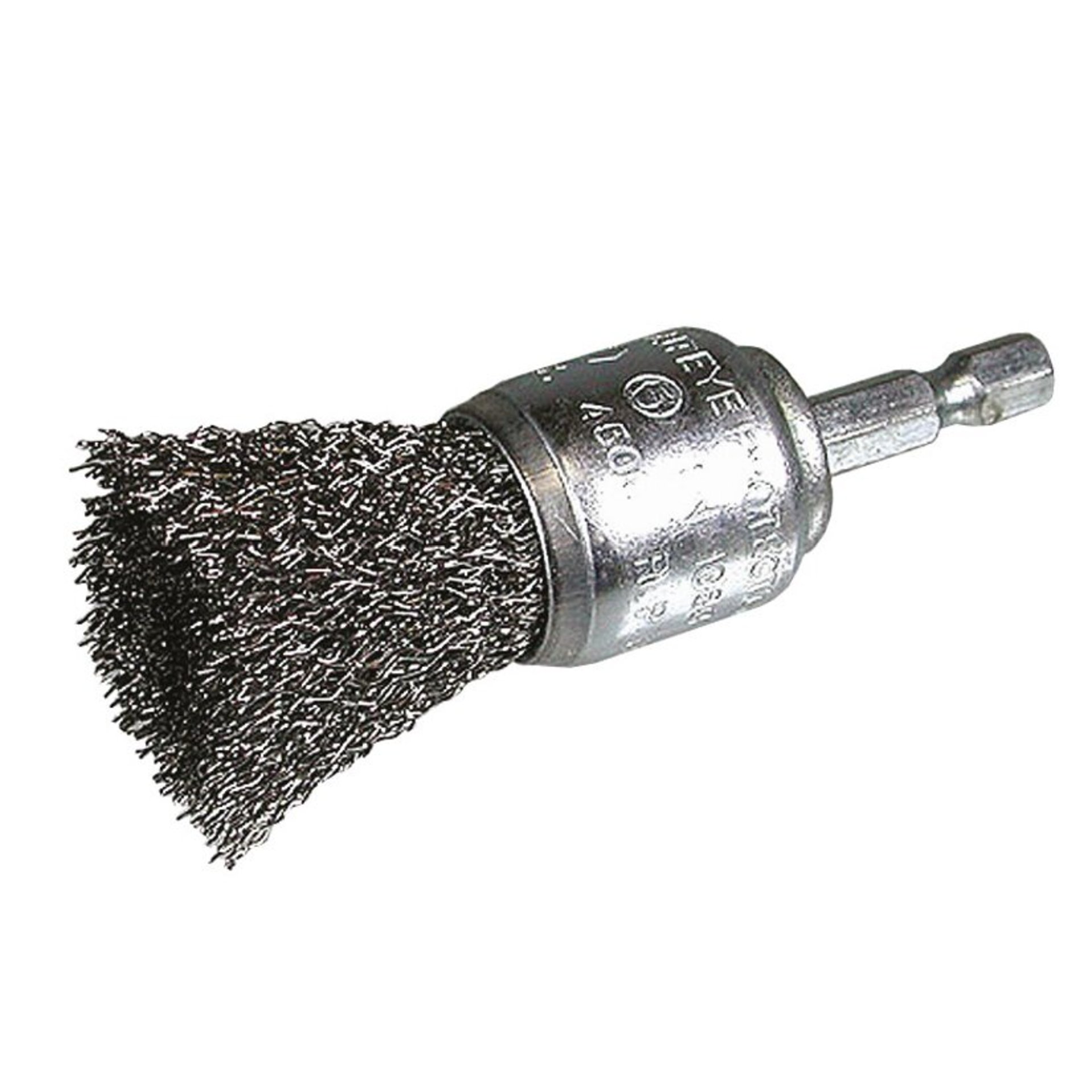 Hikoki Pinselbürste 25x0,3 mm / 6 mm, Stahl, gewellt Pinsel, Gerät, Werkzeug, Rauchrohr