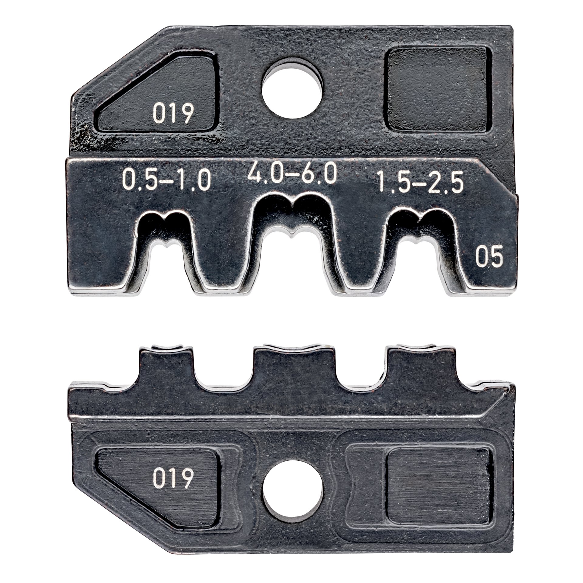 KNIPEX 97 49 05 Crimpeinsatz für unisolierte, offene Steckverbinder (4,8 + 6,3 mm Steckerbreite)