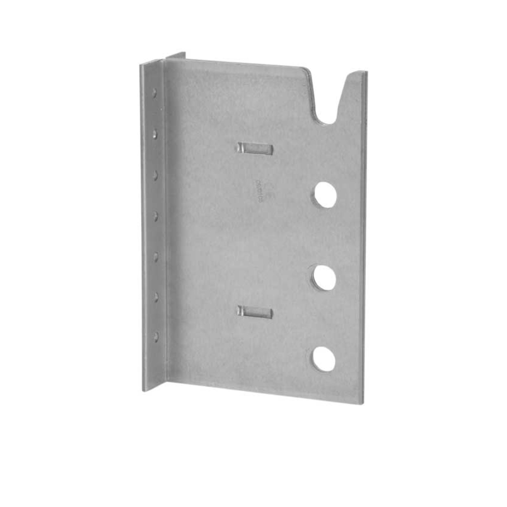 Metallhalter, Wandmontage, Mehrfach-Bohrungen, Winkelhalter, Silber