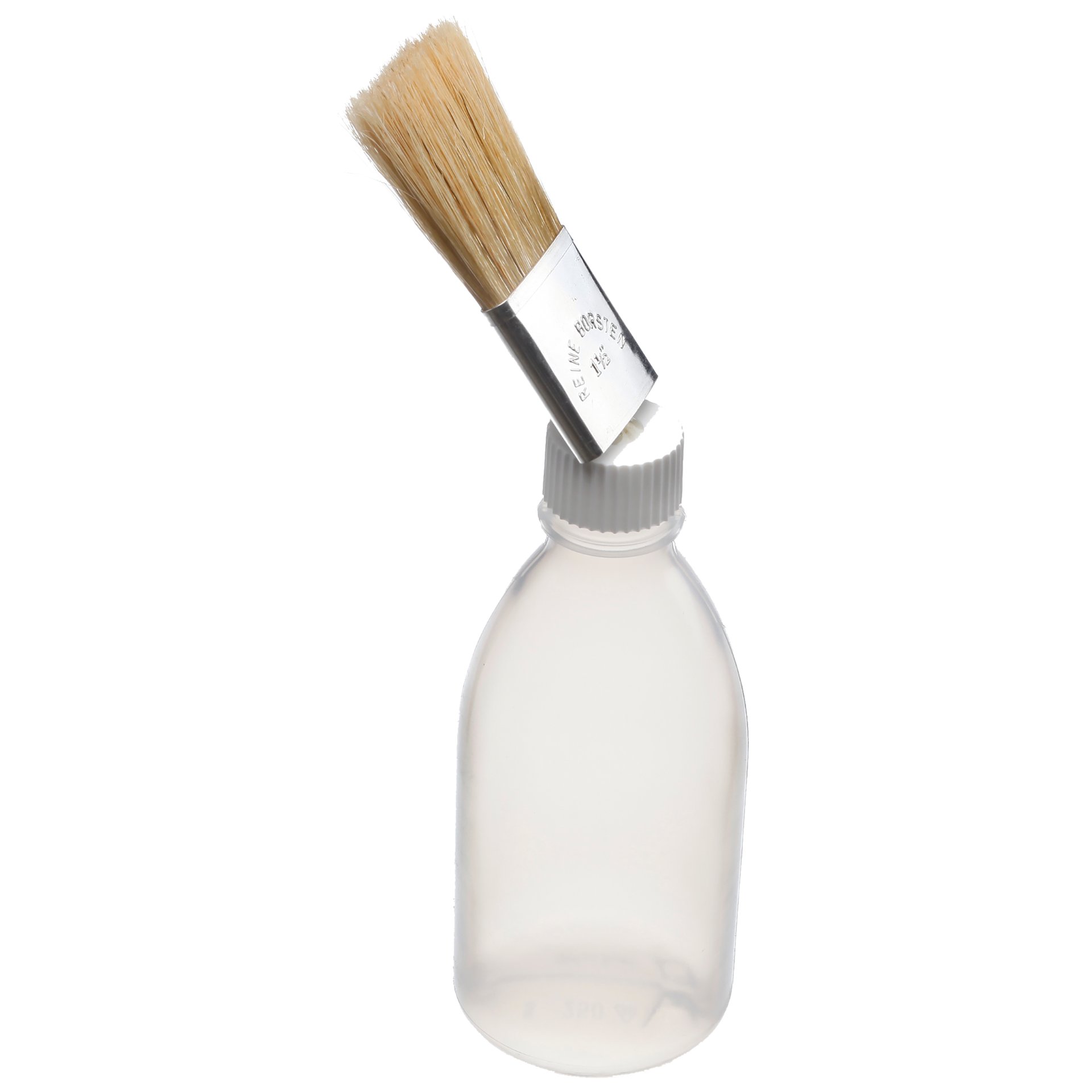 Pinsel, Kunststoffflasche, Pinselset, Leichts Weiß, Flachpinsel