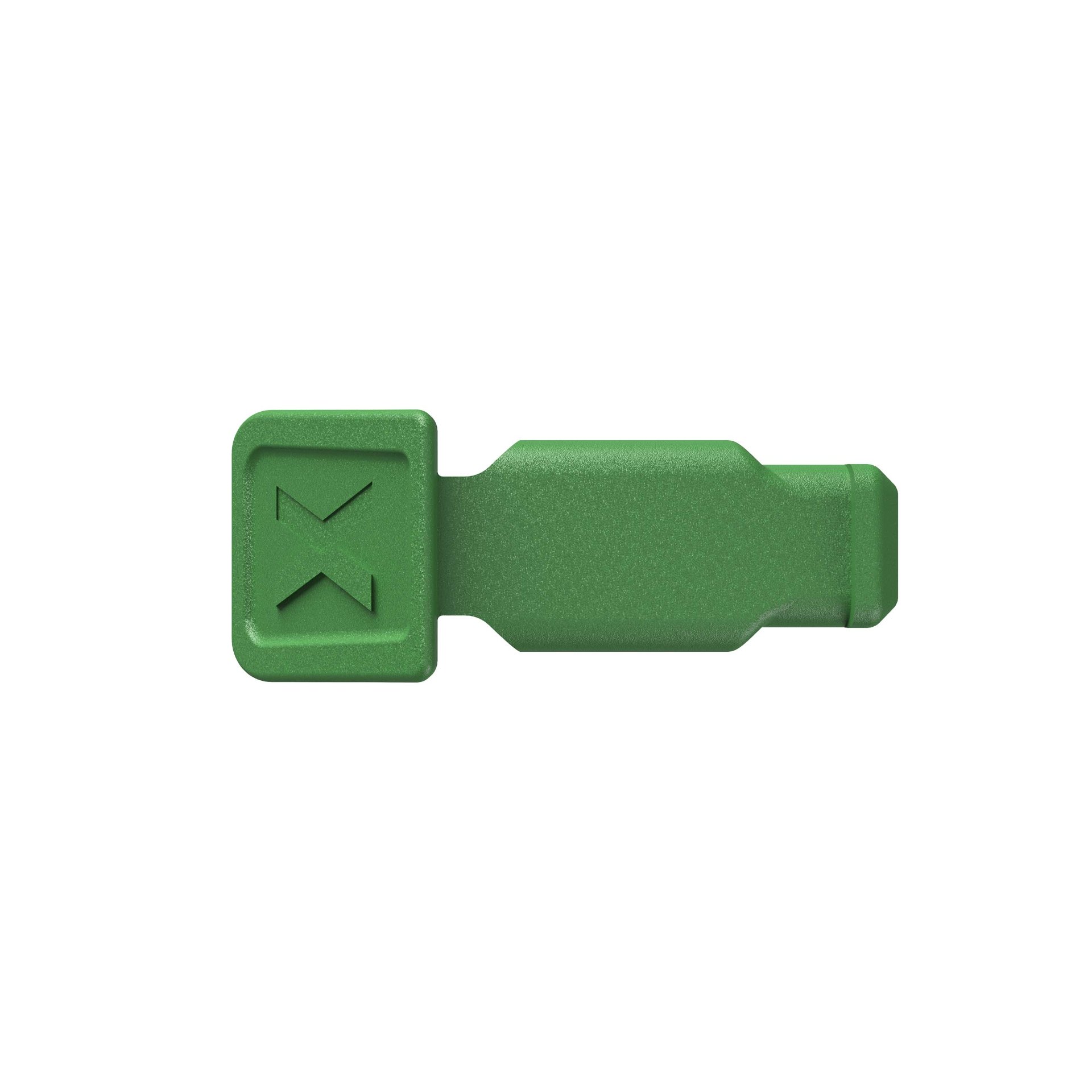 KNIPEX 00 61 10 CG ColorCode Clips grün (10 Stück)  21 mm Zubehör, Adapter, Elektronik