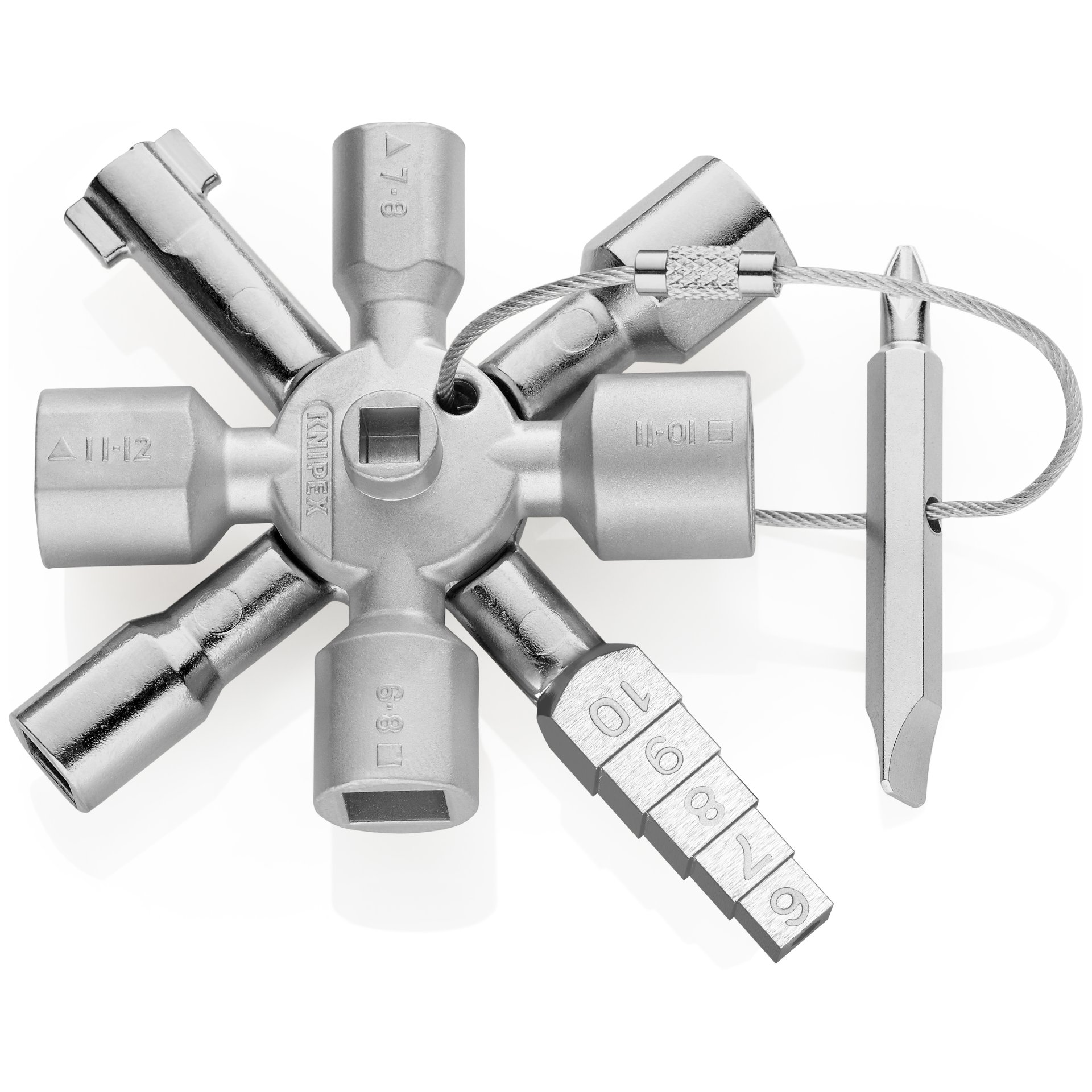 KNIPEX 00 11 01 TwinKey® Schaltschrankschlüssel der Standard Schaltschrankschlüssel 92 mm KNIPEX 00 11 01 TwinKey® Schaltschrankschlüssel der Standard Schaltschrankschlüssel 92 mm