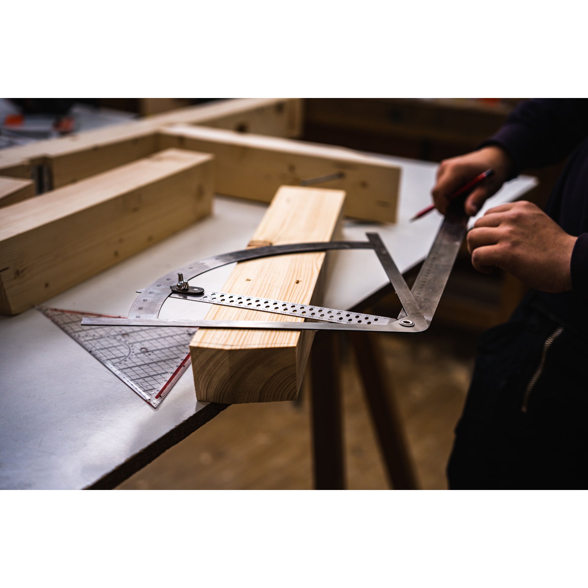 Holz, Sperrholz, Innenarchitektur, Person, Stift