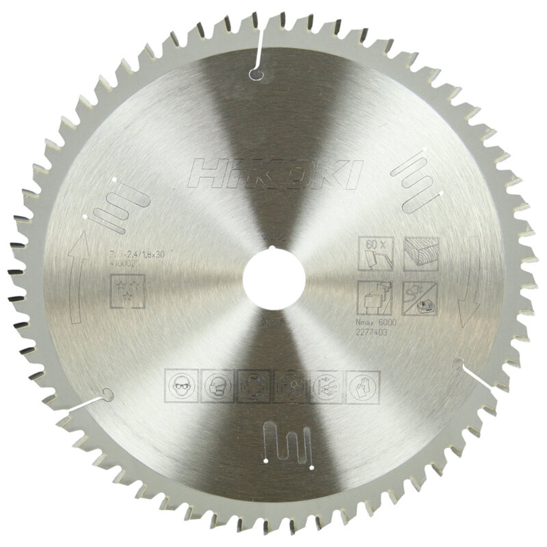 Hikoki TCT Kreissägeblatt Holz 255X30 Z60 Flach- / Wechselzahn Elektronik, Hardware