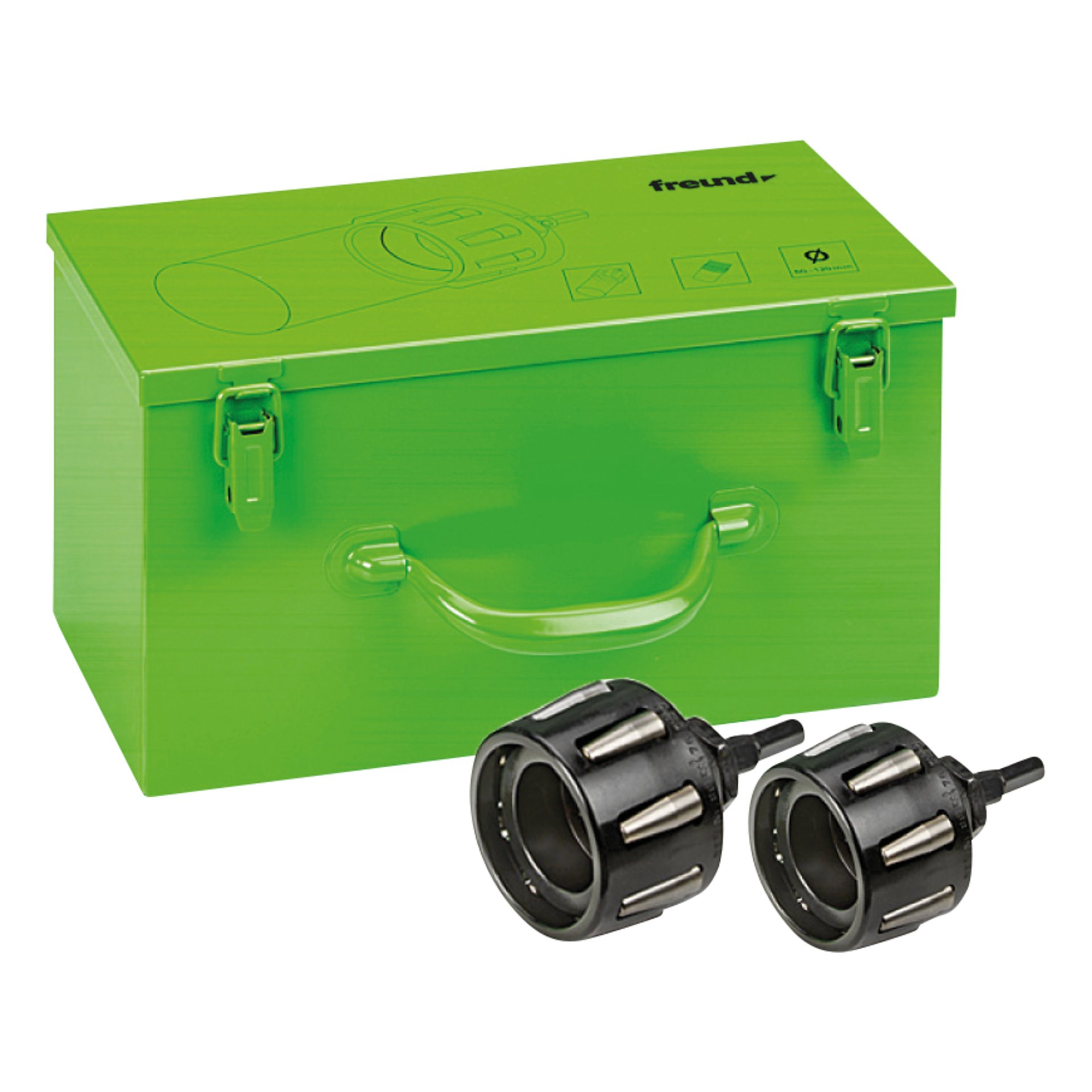 Kofferset, Werkzeugbox, Grinder-Kit, Schüssel?, Schraubteil?