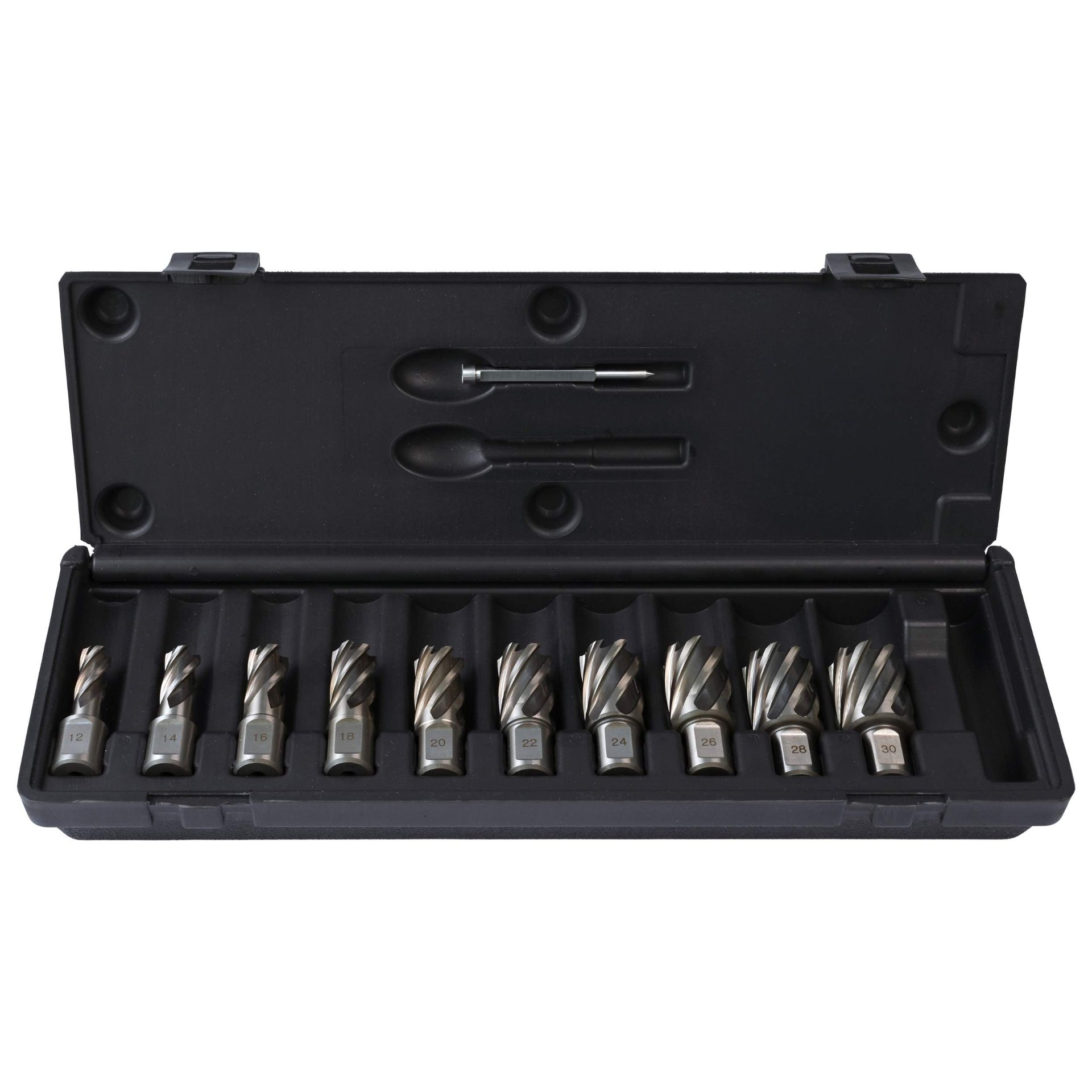 Schnittwerkzeug, Bohrkronen, Schraubensatz, Bitset, Zubehörkoffer